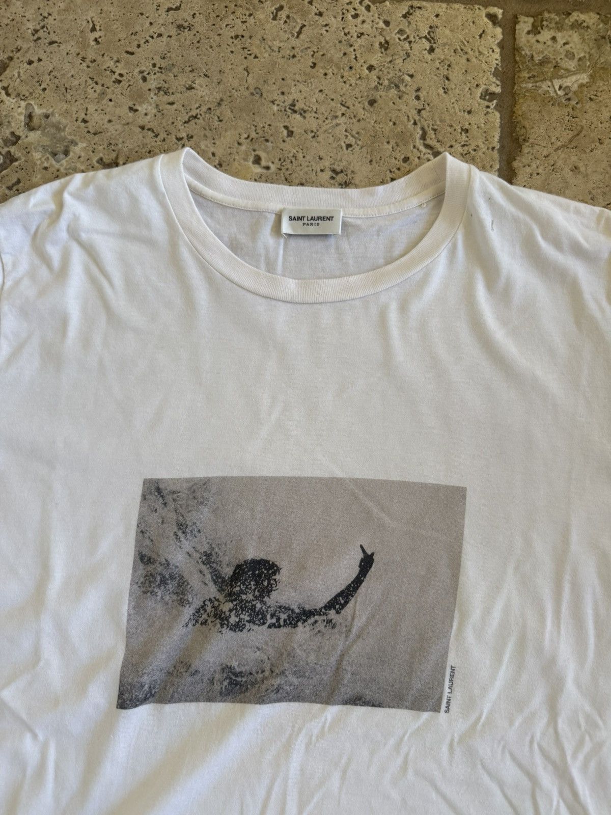 Saint Laurent Paris Saint Laurent Paris graphic t-shirt Size US L / EU 52-54 / 3 - 2 Thumbnail