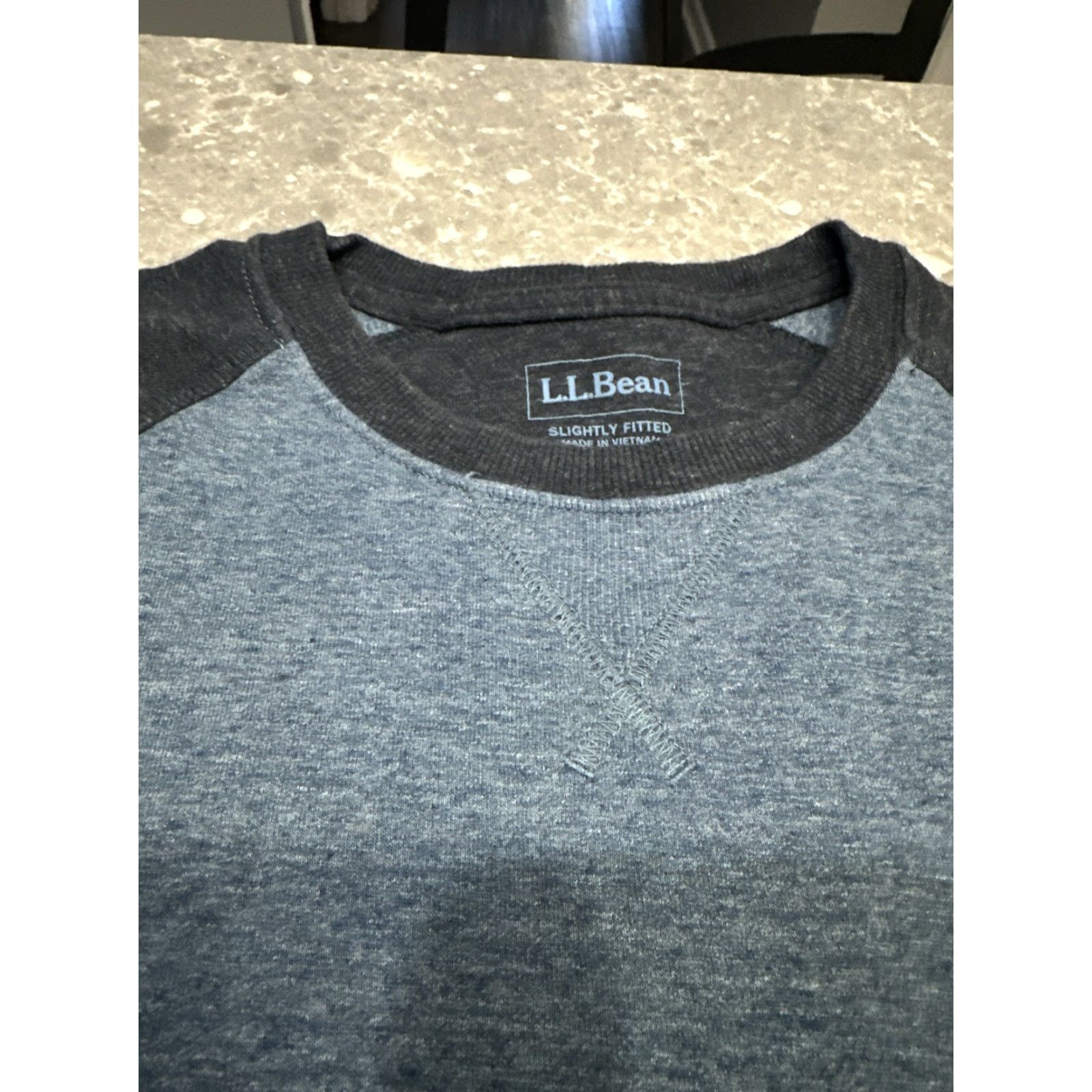 Vintage L.L. Bean Sweater Pullover Men Small Reg Blue Long Sleeve Crew Neck Slightly Fitted Knit Pullover Casual Workwear Size US S / EU 44-46 / 1 - 3 Thumbnail