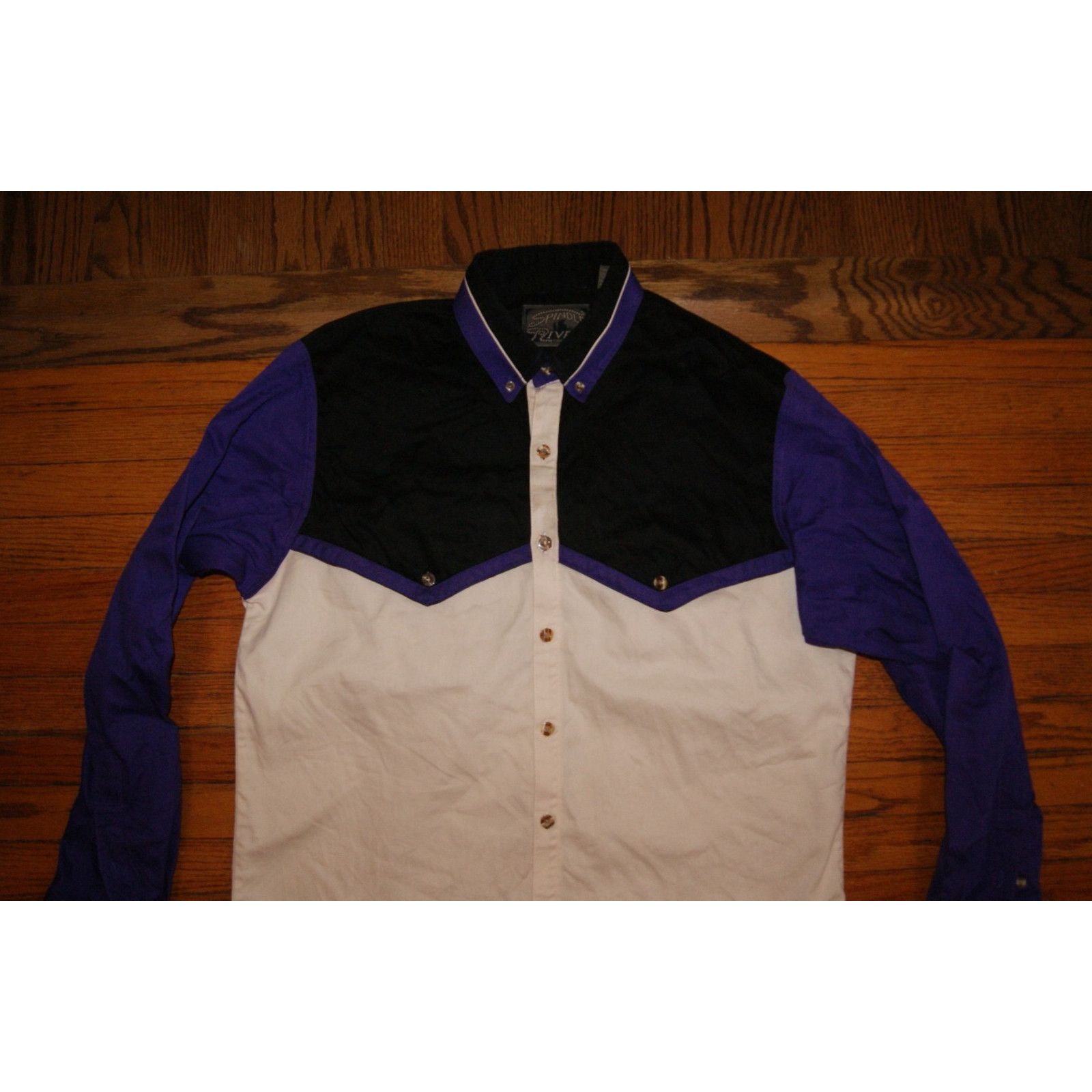 Vintage VTG Spindle River Rodeo Cowboy LS Button Shirt Mens M Size US M / EU 48-50 / 2 - 2 Thumbnail