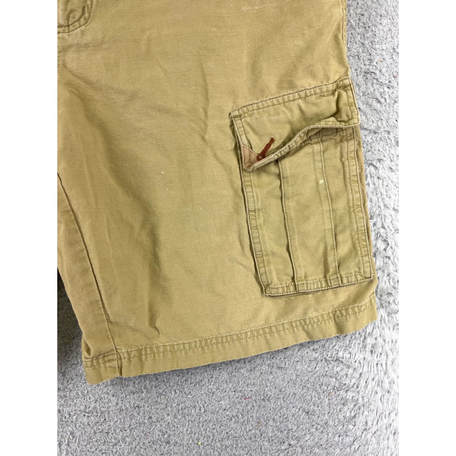 Vintage Columbia Shorts Men 36 Beige Cargo 100% Cotton Pockets Hike Hiking Camping READ Size US 36 / EU 52 - 2 Thumbnail