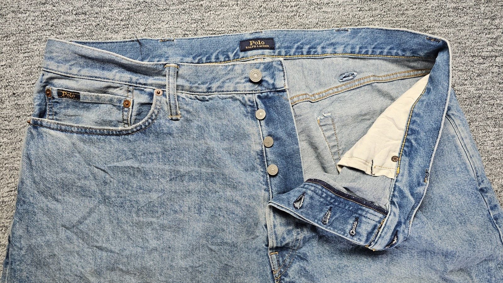 Polo Ralph Lauren Vintage 90s Polo Ralph Lauren Acid Wash Jeans High Rise W40 Size US 40 / EU 56 - 7 Thumbnail