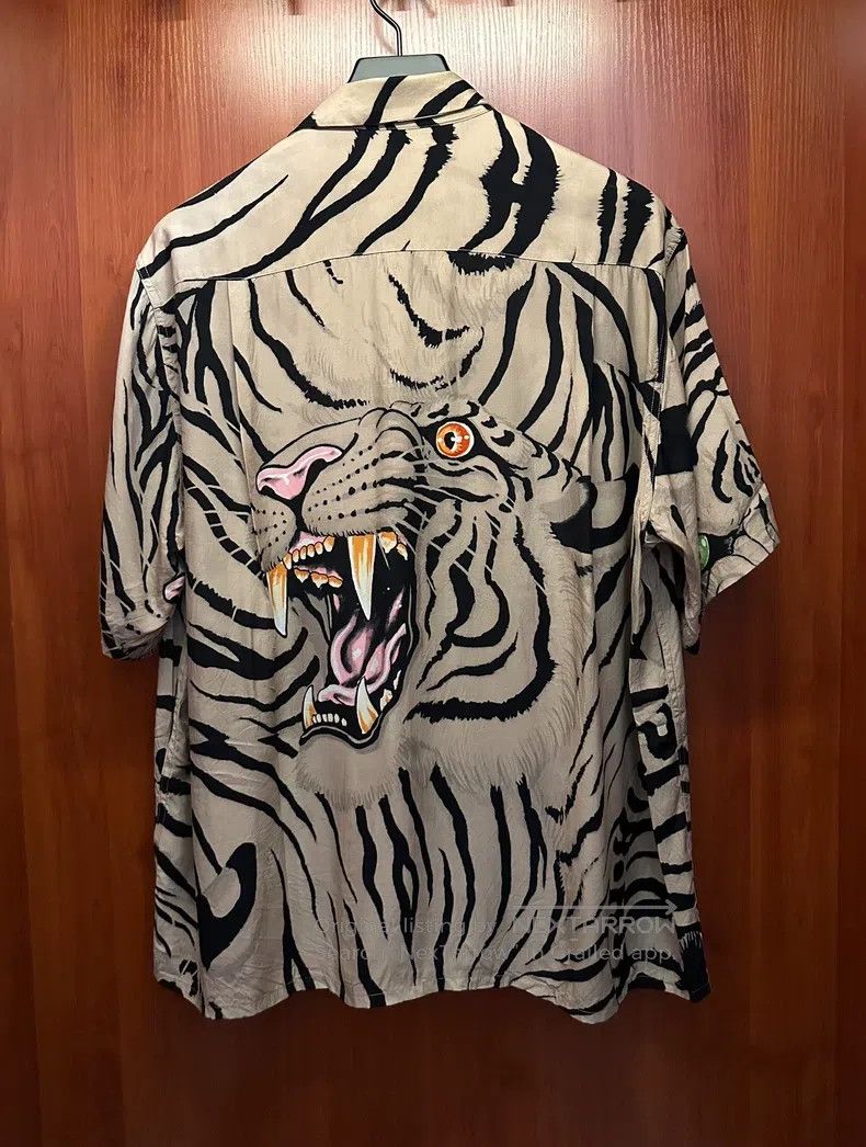 Wacko Maria Wacko Maria Tiger Head Shirt Short Sleeve Size US XL / EU 56 / 4 - 2 Thumbnail