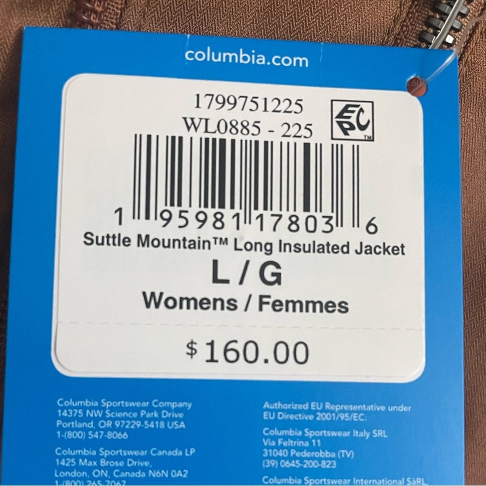 Columbia Columbia Suttle Mountain Long Insulated Jacket Women L Brown Size L / US 10 / IT 46 - 5 Thumbnail