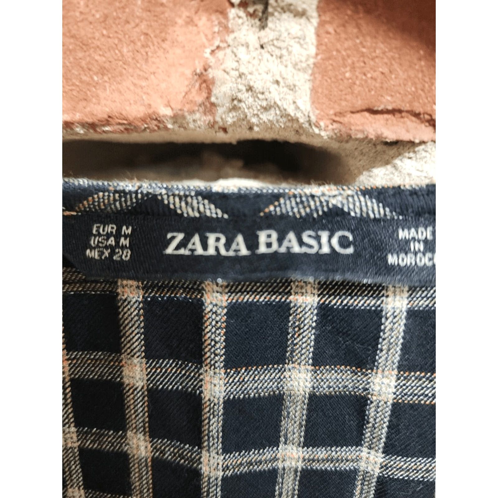 zara brown check dress Maré Brown Dress main image 0