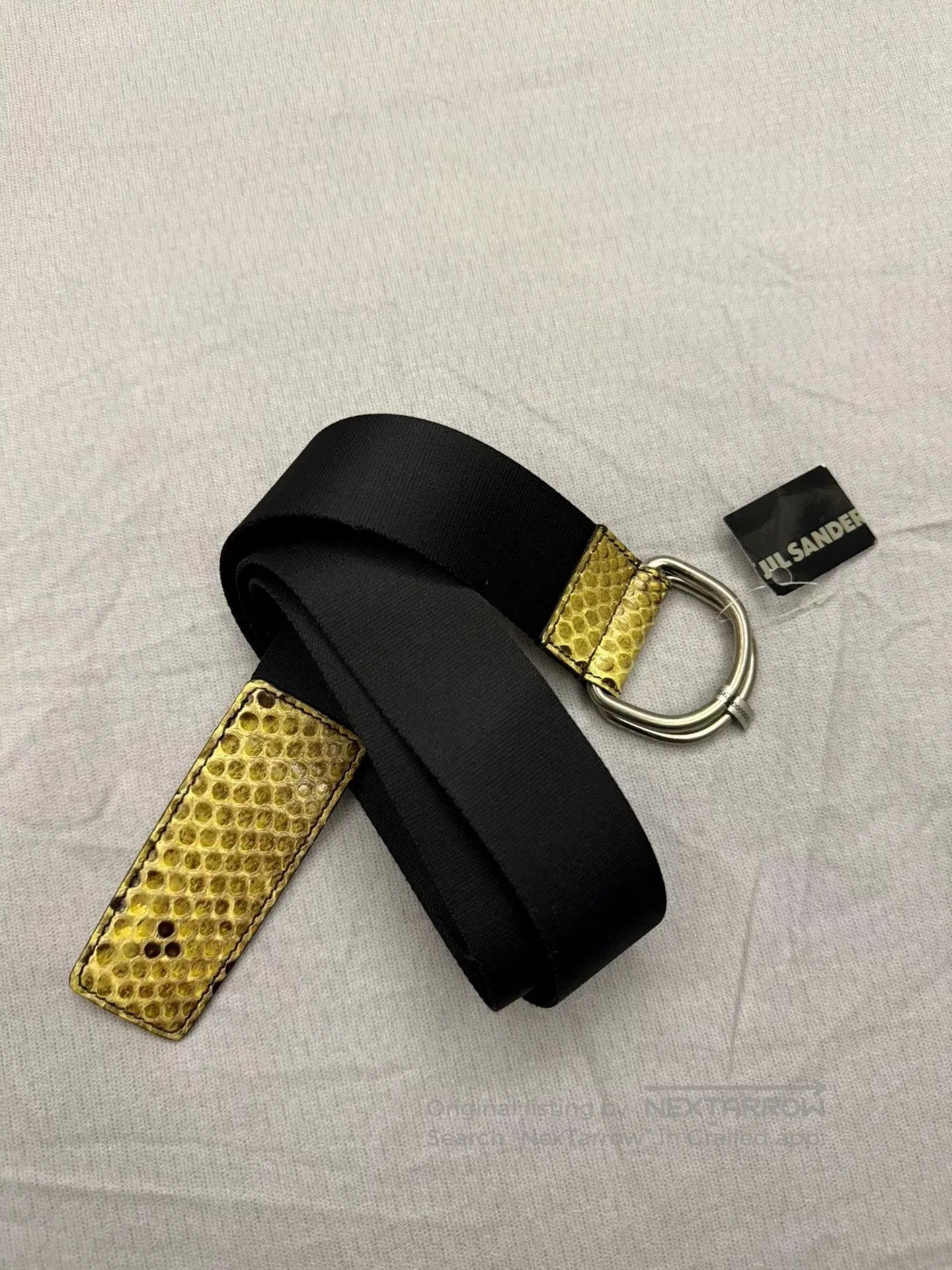 Jil Sander Jil Sander Archive Snake Print Belt. Size ONE SIZE - 1 Thumbnail