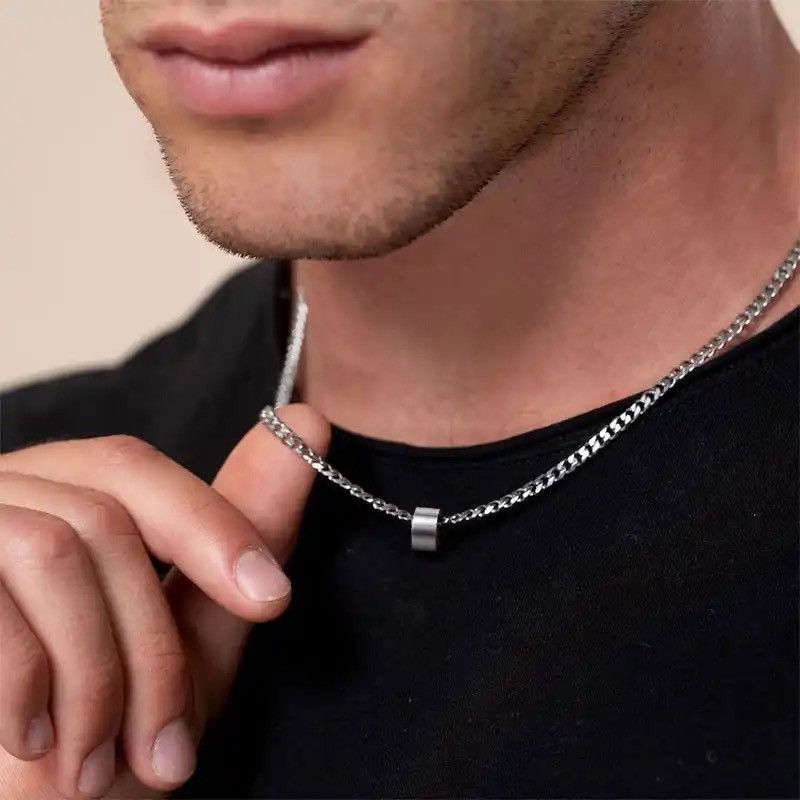 Jewelry Beaded Cuban Chain Necklaces Size ONE SIZE - 1 Thumbnail
