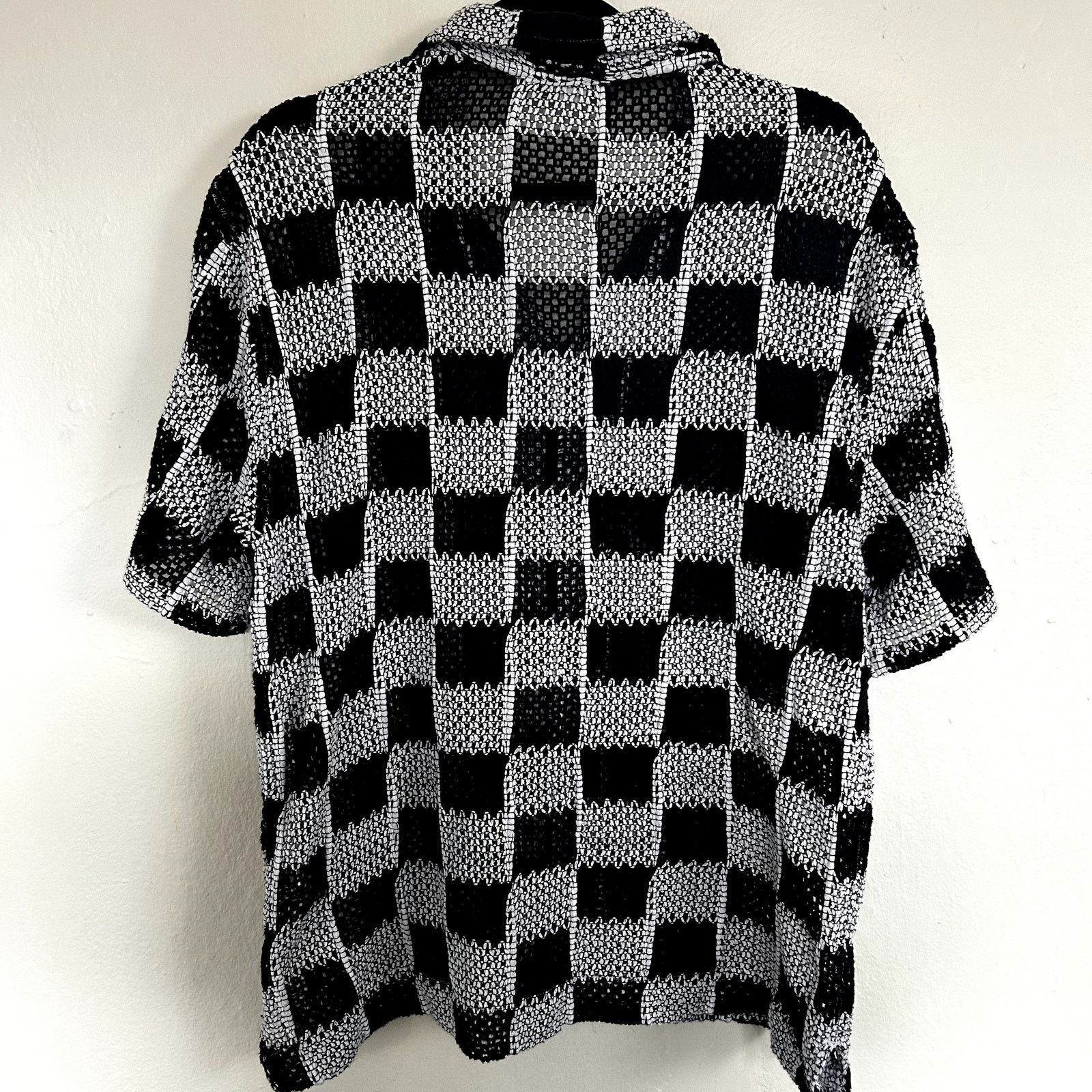 Urban Outfitters Men's Festival crochet knit boho indie top Size US M / EU 48-50 / 2 - 4 Thumbnail