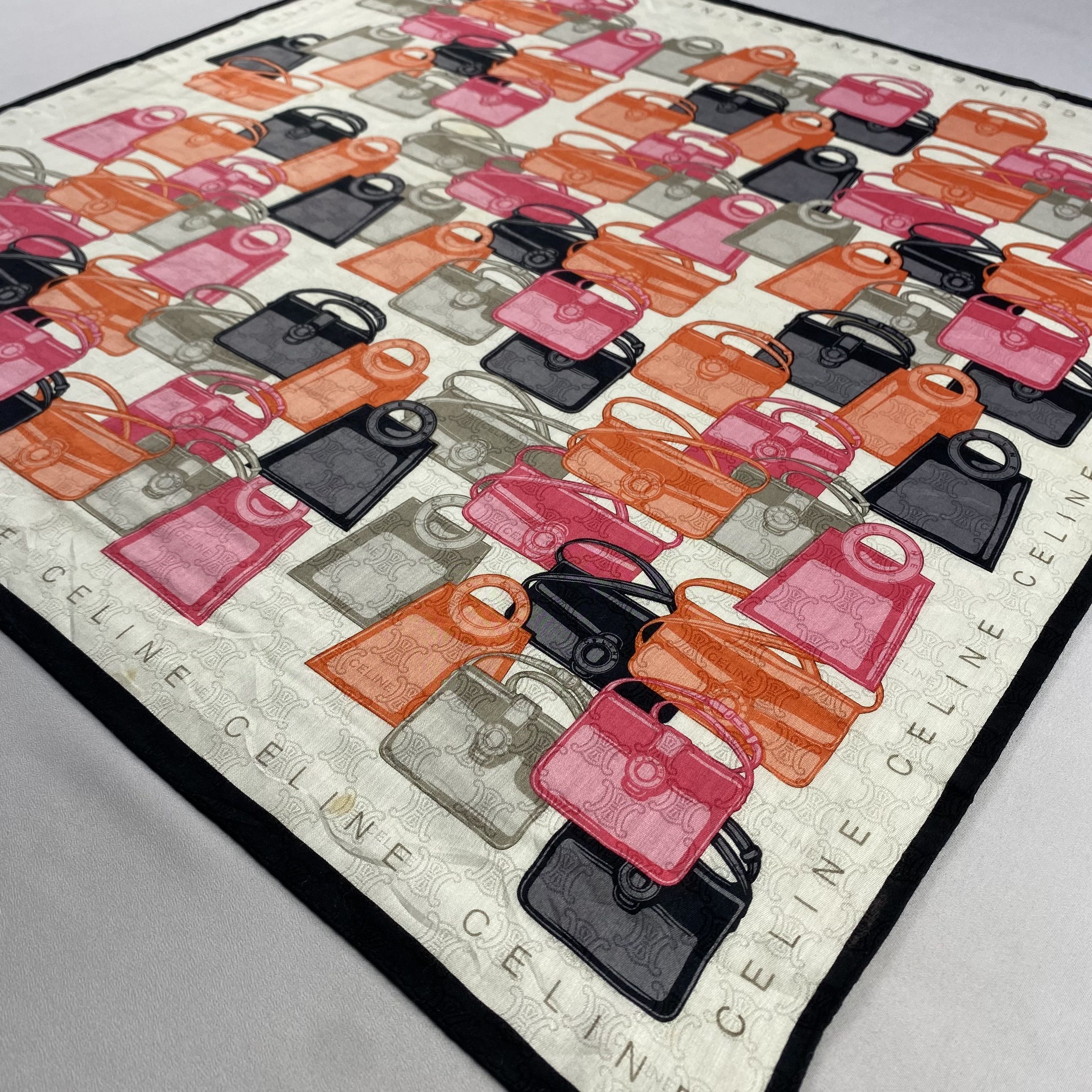 Celine × Vintage Celine Handkerchief / Neckerchief / Bandana-P1054 Size ONE SIZE - 2 Thumbnail