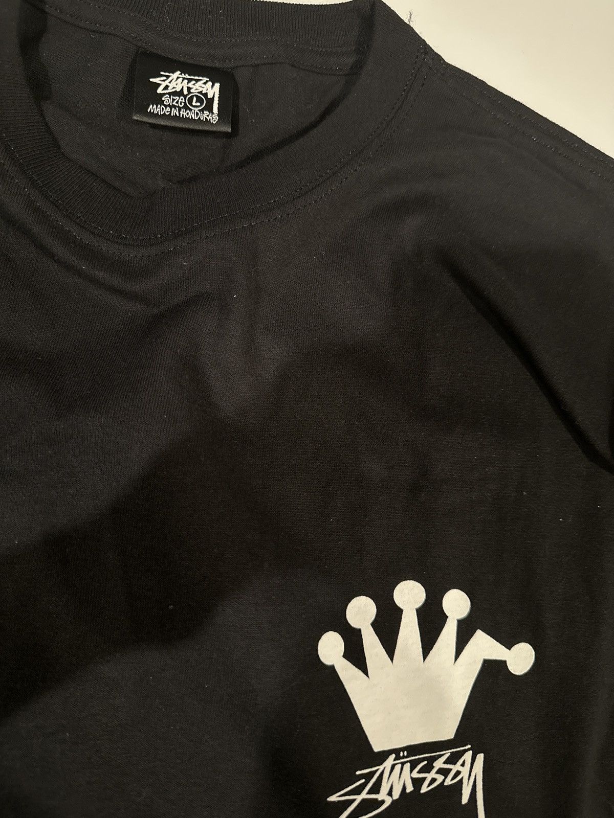 Stussy Stussy LB Crown Tee Black (L) Size US L / EU 52-54 / 3 - 4 Thumbnail