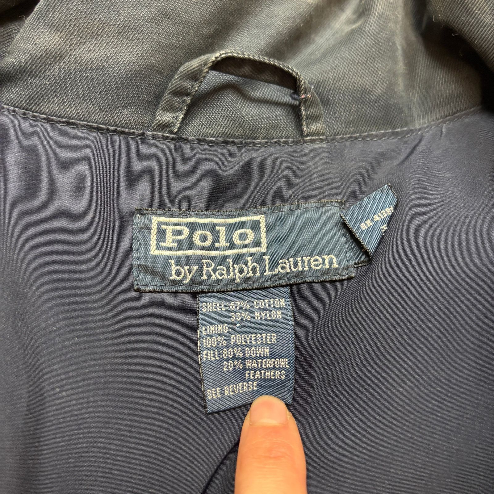 Polo Ralph Lauren × Vintage Vintage Polo Ralph Lauren Down Insulated Rider Jacket 2XL Size US XXL / EU 58 / 5 - 4 Thumbnail