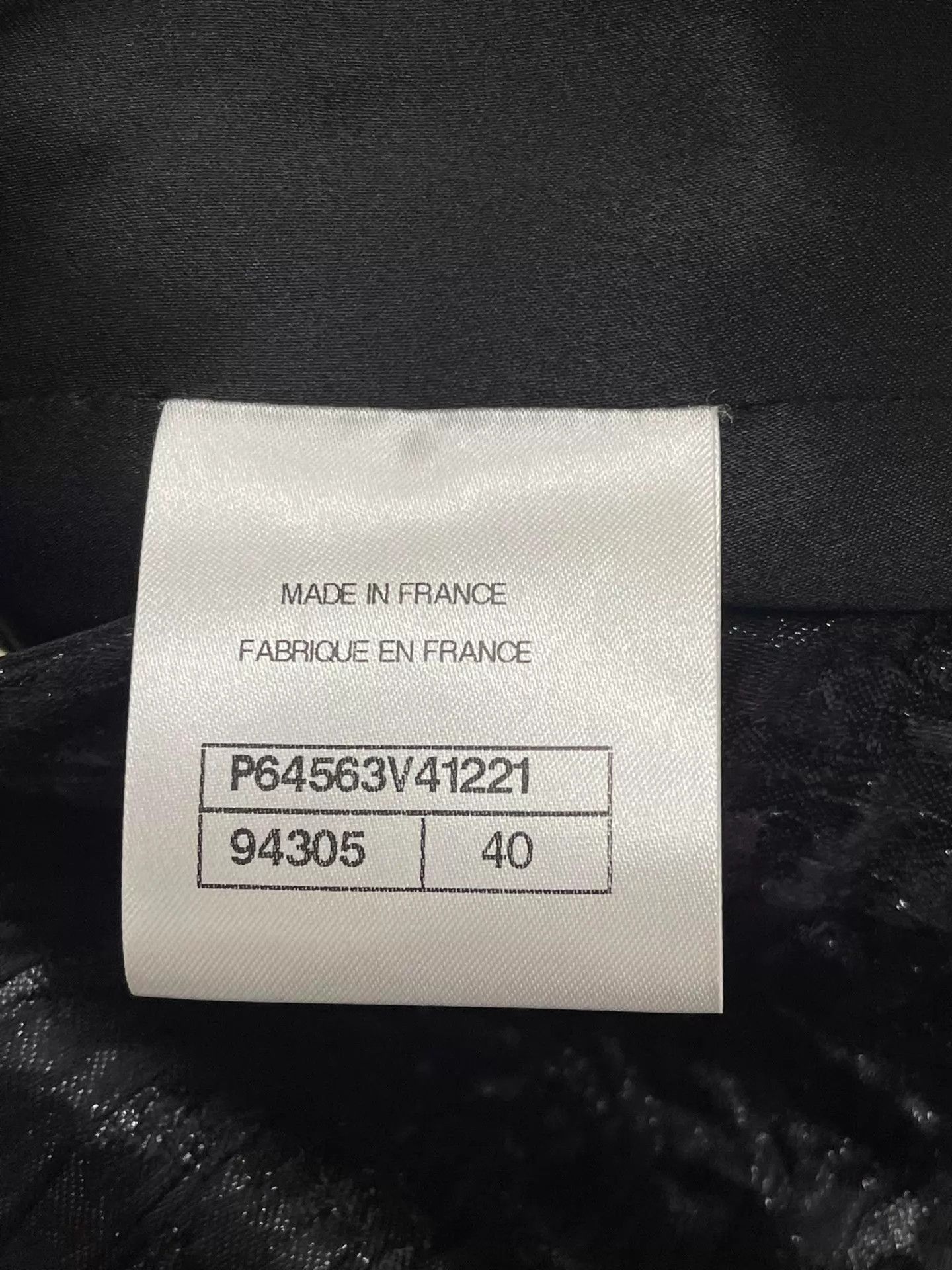 Chanel Chanel Black V-Neck Women's Jacket 40 Size S / US 4 / IT 40 - 5 Thumbnail