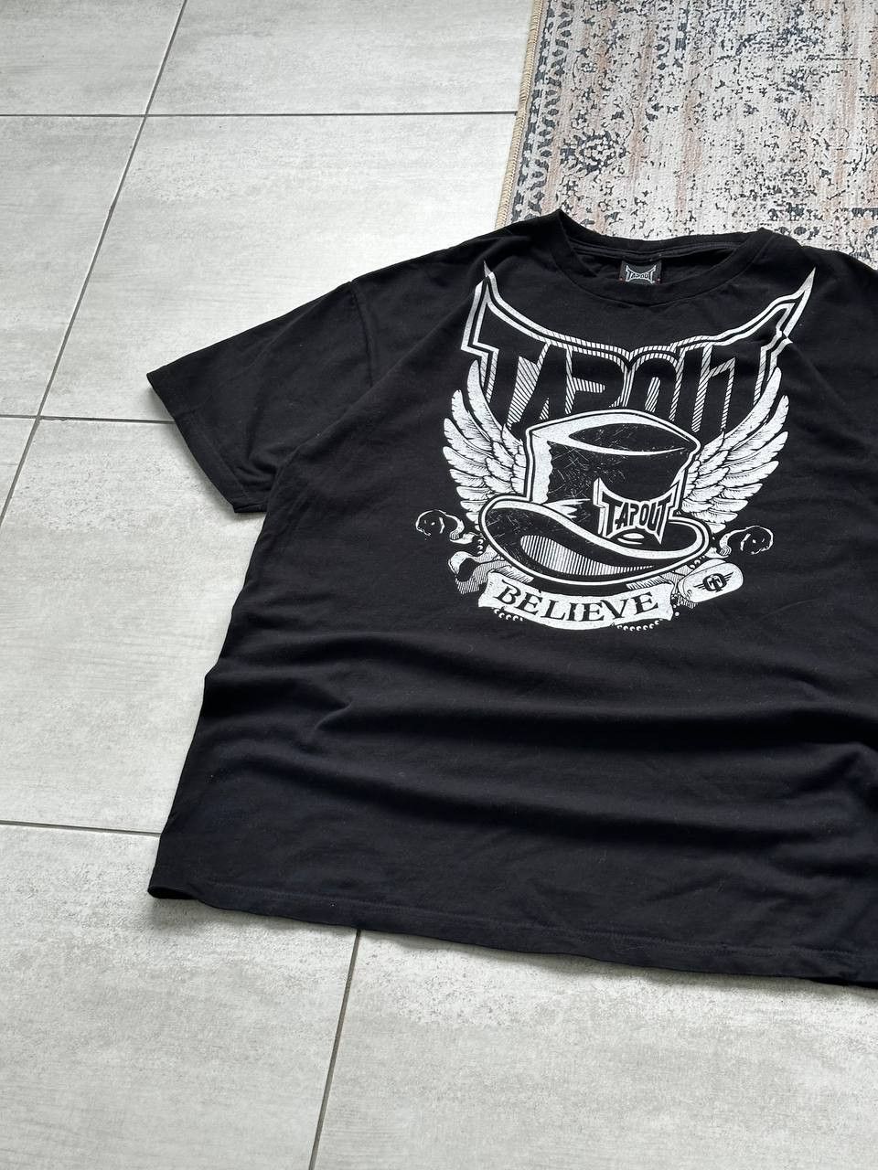 Tapout × Vintage Vintage Y2K Tapout T shirt Wrestling Tribal Spellout Logo Size US XL / EU 56 / 4 - 3 Thumbnail