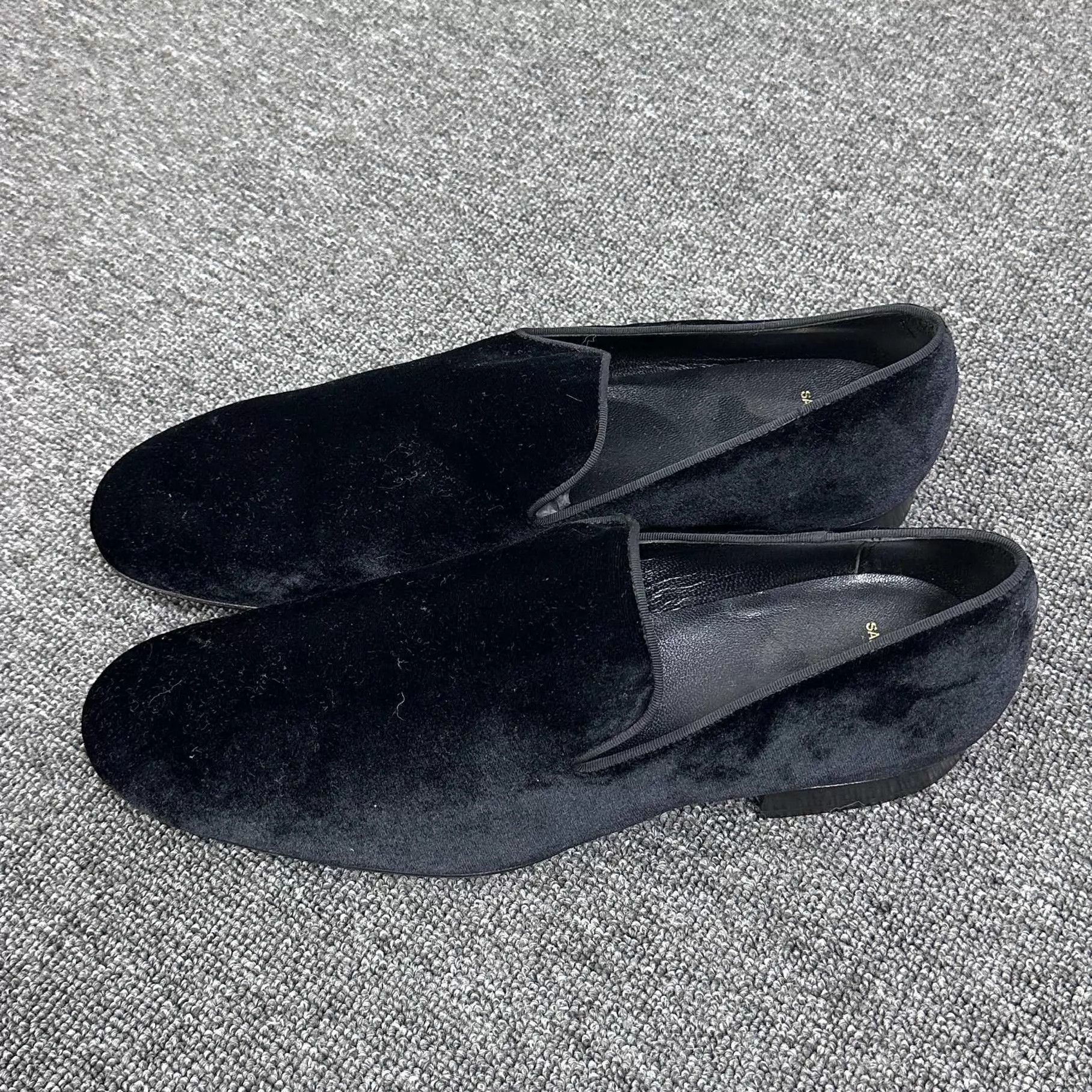 Saint Laurent Paris Saint Laurent Suede Slip-On Unused (S) Size 43 Size US 10 / EU 43 - 1 Thumbnail