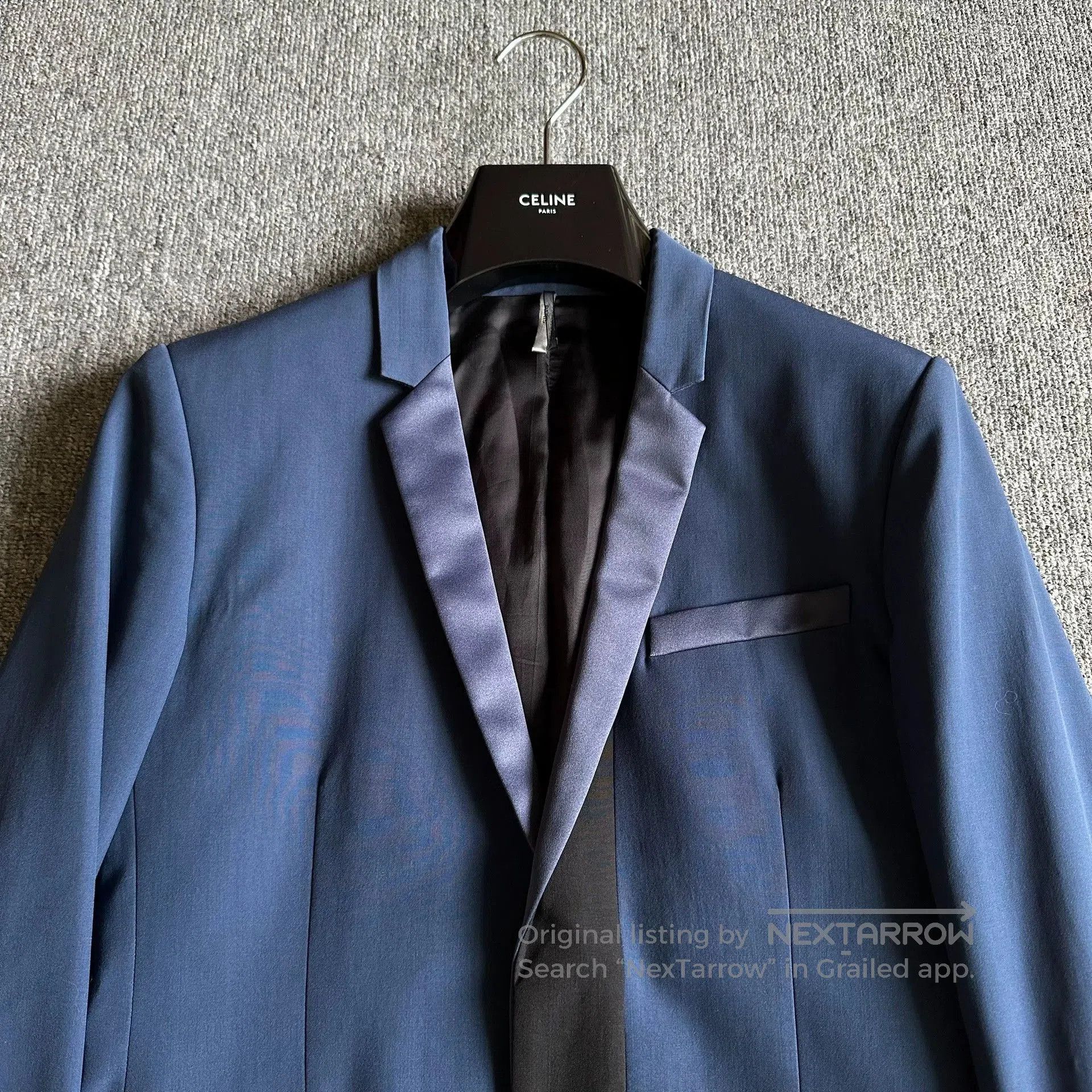 Dior Dior Wool Blue Peak Lapel Blazer. Size US XS / EU 42 / 0 - 2 Thumbnail