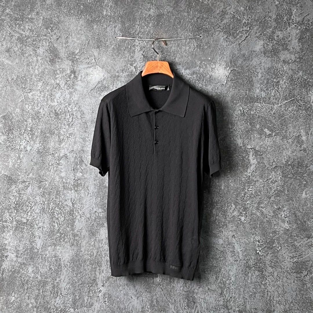 Versace VERSACE Short Sleeve Polo Shirt Size US XS / EU 42 / 0 - 1 Thumbnail