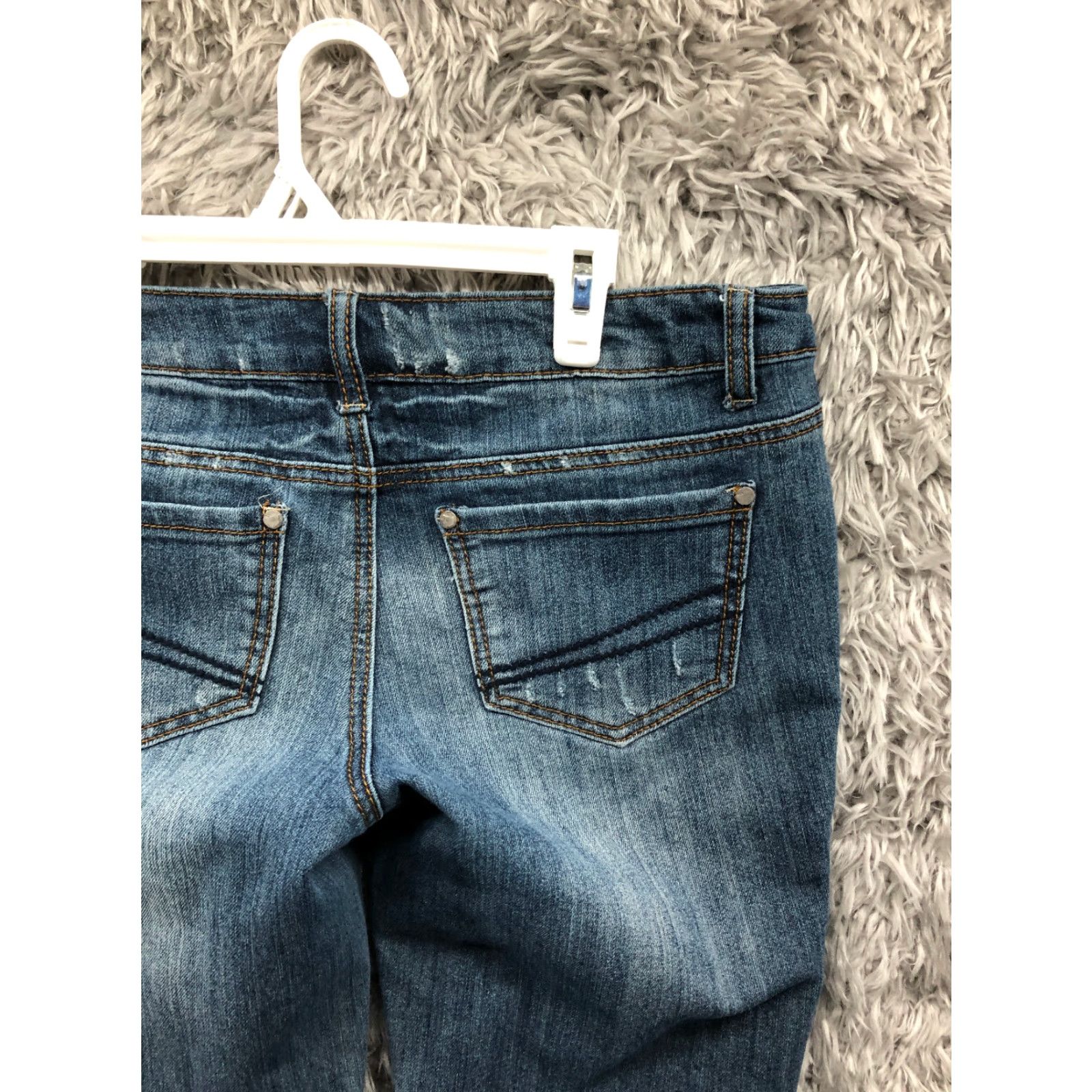 Route 66 Route 66 Jeans Womens Size 4 Mid Rise Skinny Dark Wash Blue Denim Size 27" / US 4 / IT 40 - 6 Thumbnail