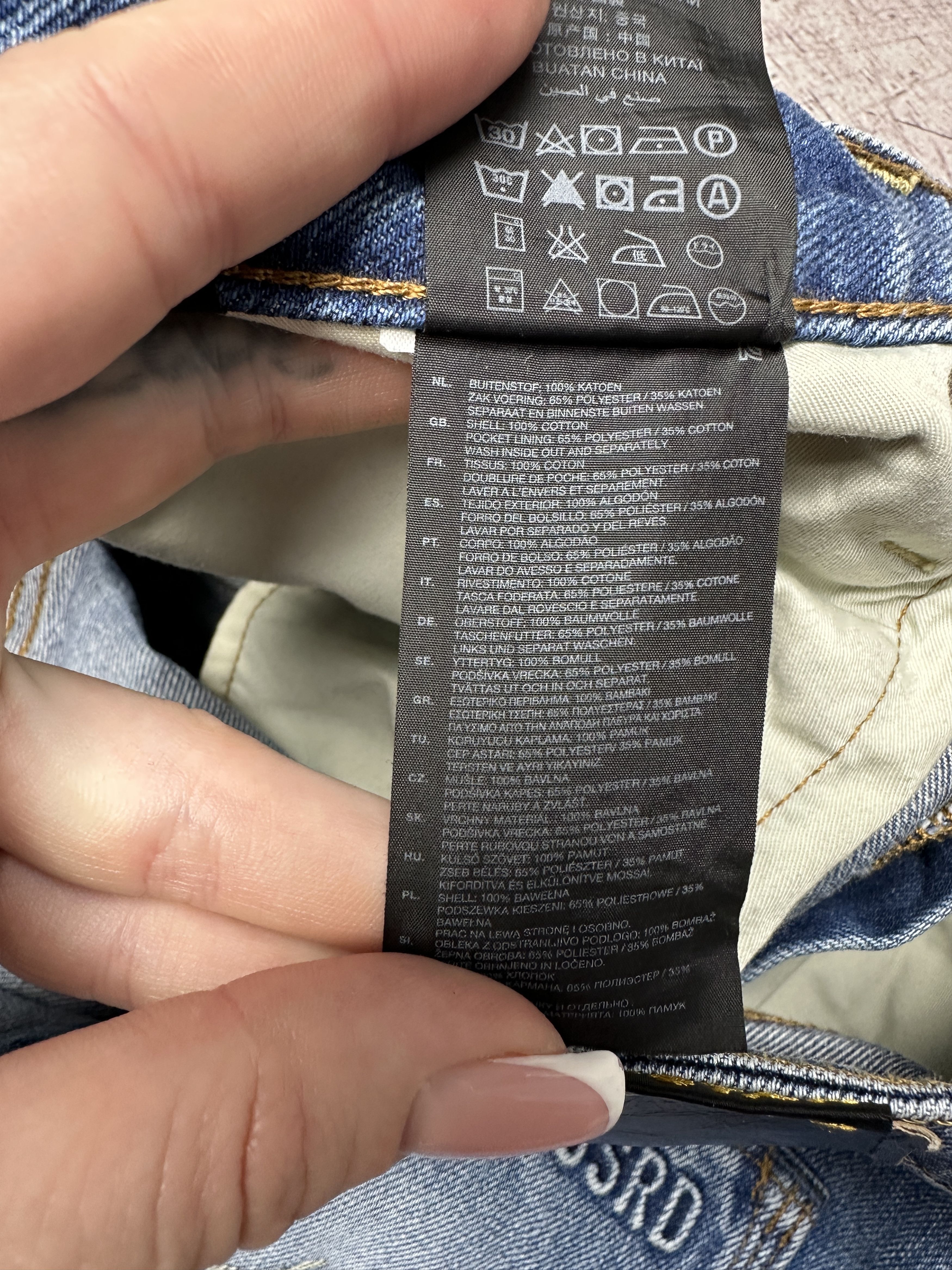 G-Star G Star Raw Mens Morris Low Straight Denim Pants Jeans Size US 33 - 4 Thumbnail