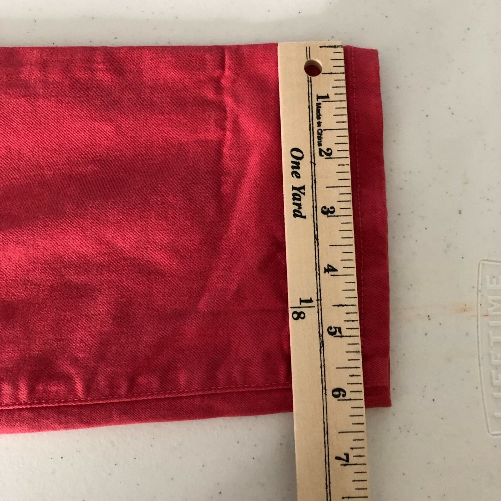 Other Level 99 Womens Jeans Lily Skinny Straight Red Pink Stretch Size 30" / US 8 / IT 44 - 10 Thumbnail