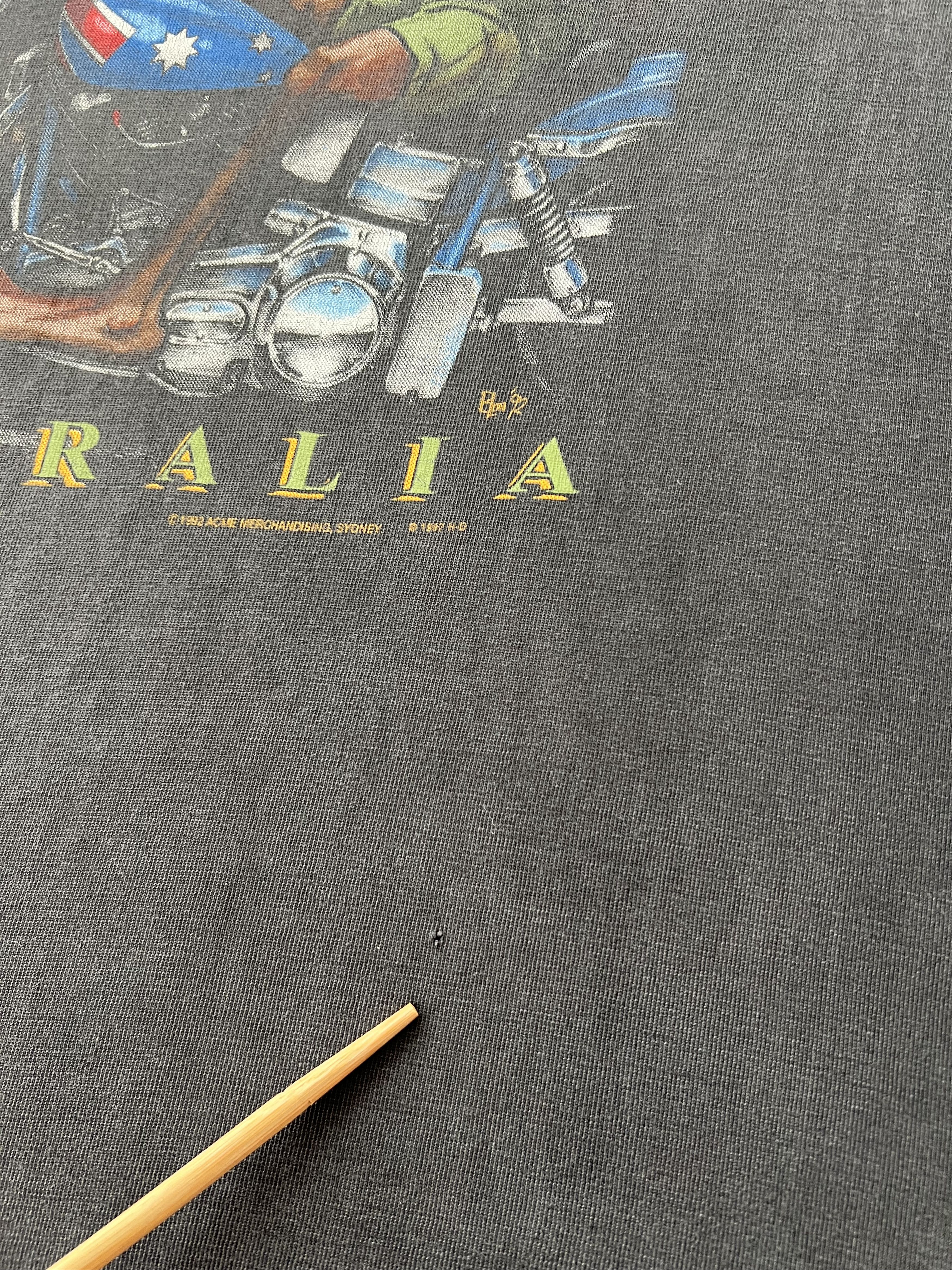 Harley Davidson Vintage 1997 Harley Davidson Australia Kangaroo T-shirt Size US M / EU 48-50 / 2 - 11 Thumbnail