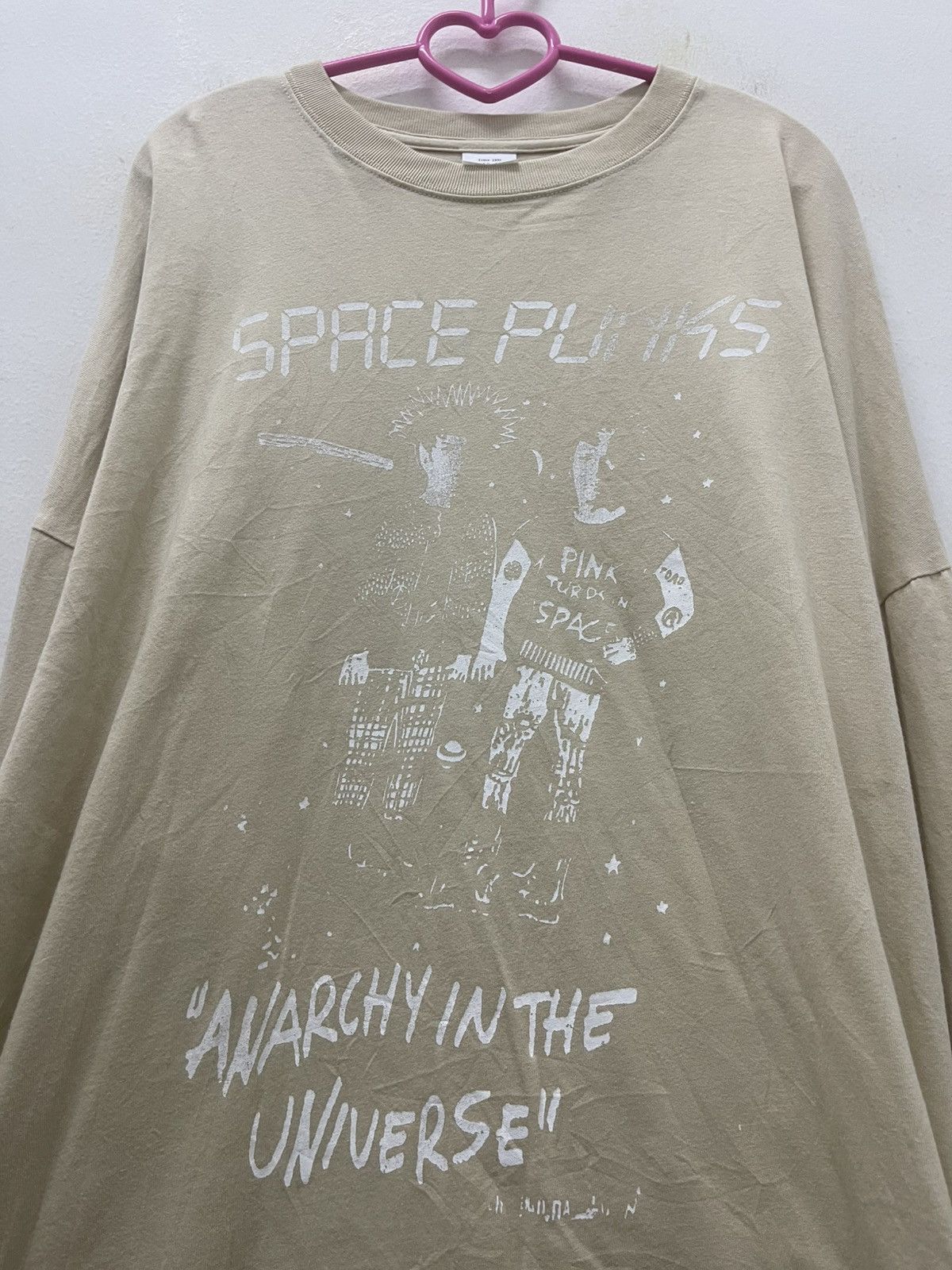 Japanese Brand Rare Vintage SPACE PUNKS Anarchy In The Universe Loose Tee Size US XL / EU 56 / 4 - 2 Thumbnail