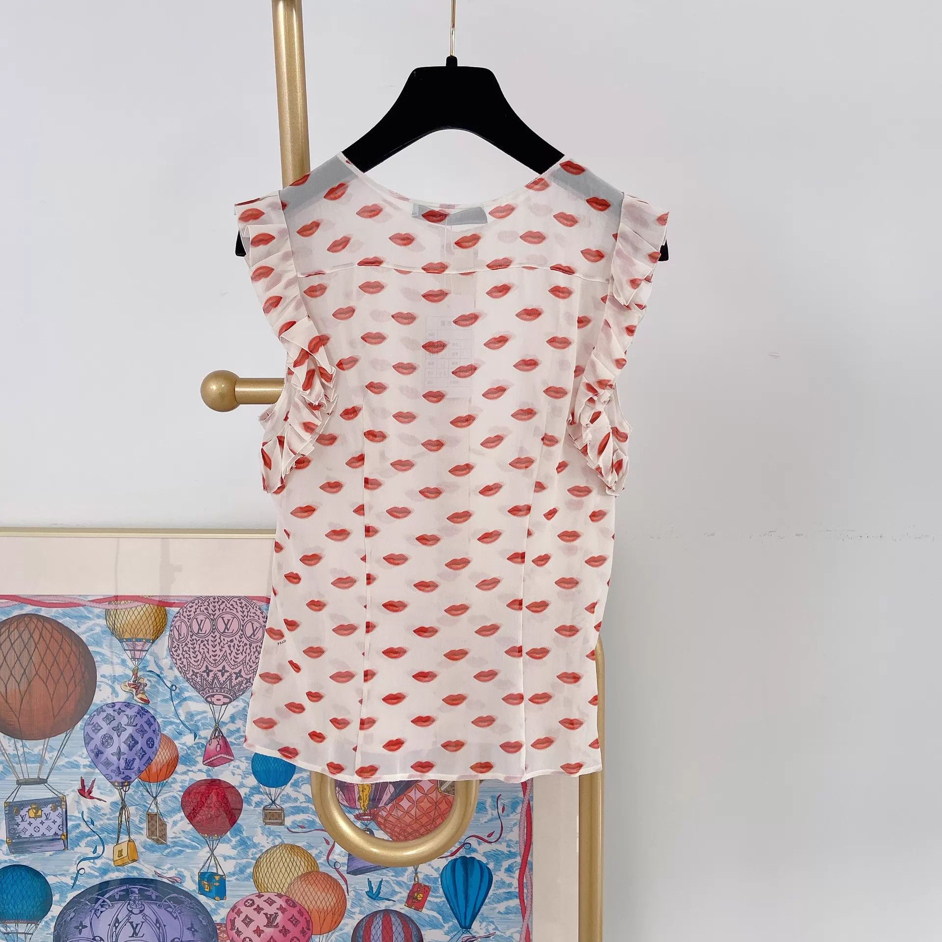 Prada PRADA Used Sleeveless Silk Top Women's 38 Size XS / US 0-2 / IT 36-38 - 2 Thumbnail