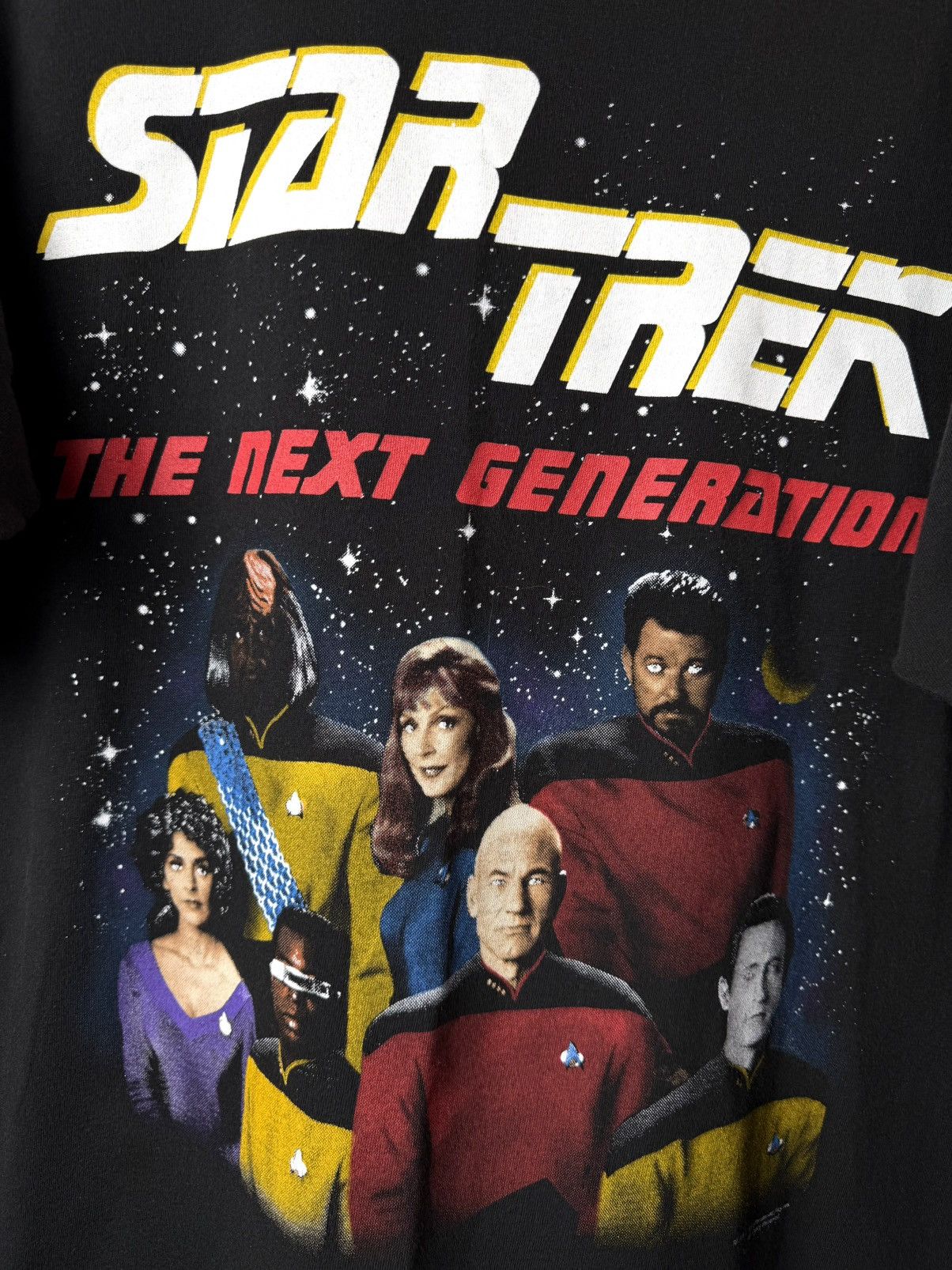 Other Rare! 1993 Vintage Star Trek The Next Generation T Shirt Size US L / EU 52-54 / 3 - 2 Thumbnail