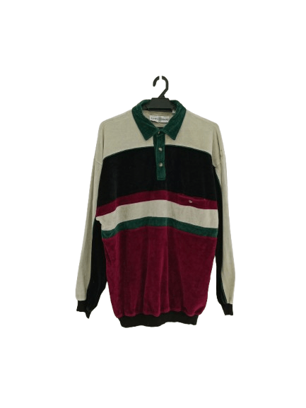 Vintage Vintage 80s Justin Blake Jumper Pullover Nice Colour Size US L / EU 52-54 / 3 - 1 Thumbnail