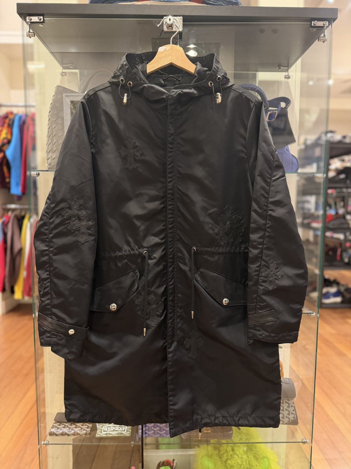 Chrome Hearts Chrome Hearts Nylon Cross Patch Parka Size US S / EU 44-46 / 1 - 1 Thumbnail