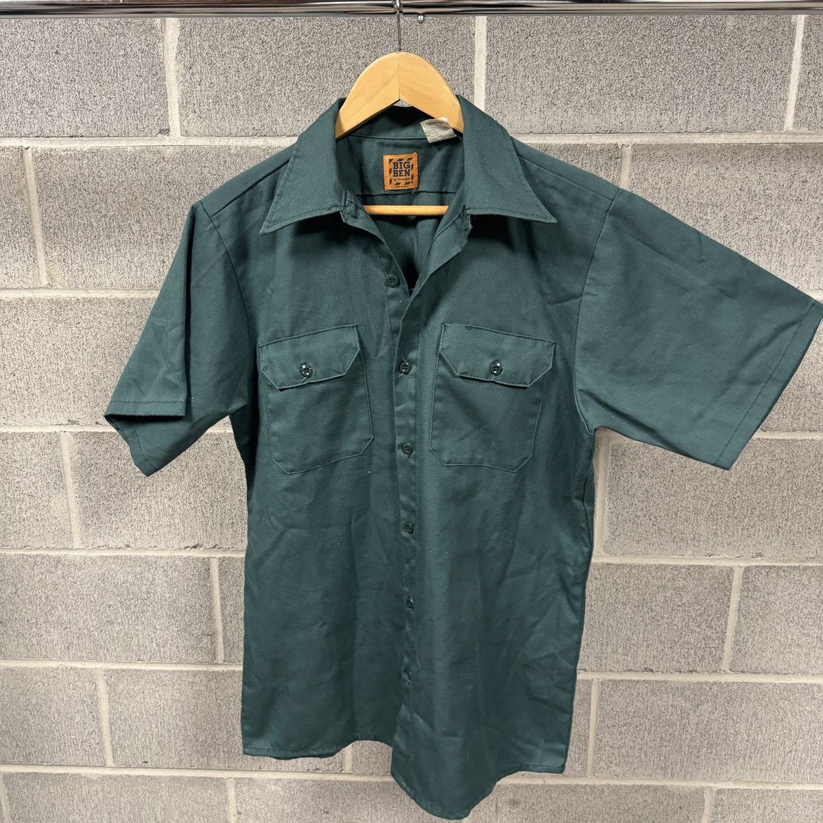 Vintage Big Ben Garage Grey Mechanic Work Shirt ERD Grunge Chrome Size US XL / EU 56 / 4 - 4 Thumbnail