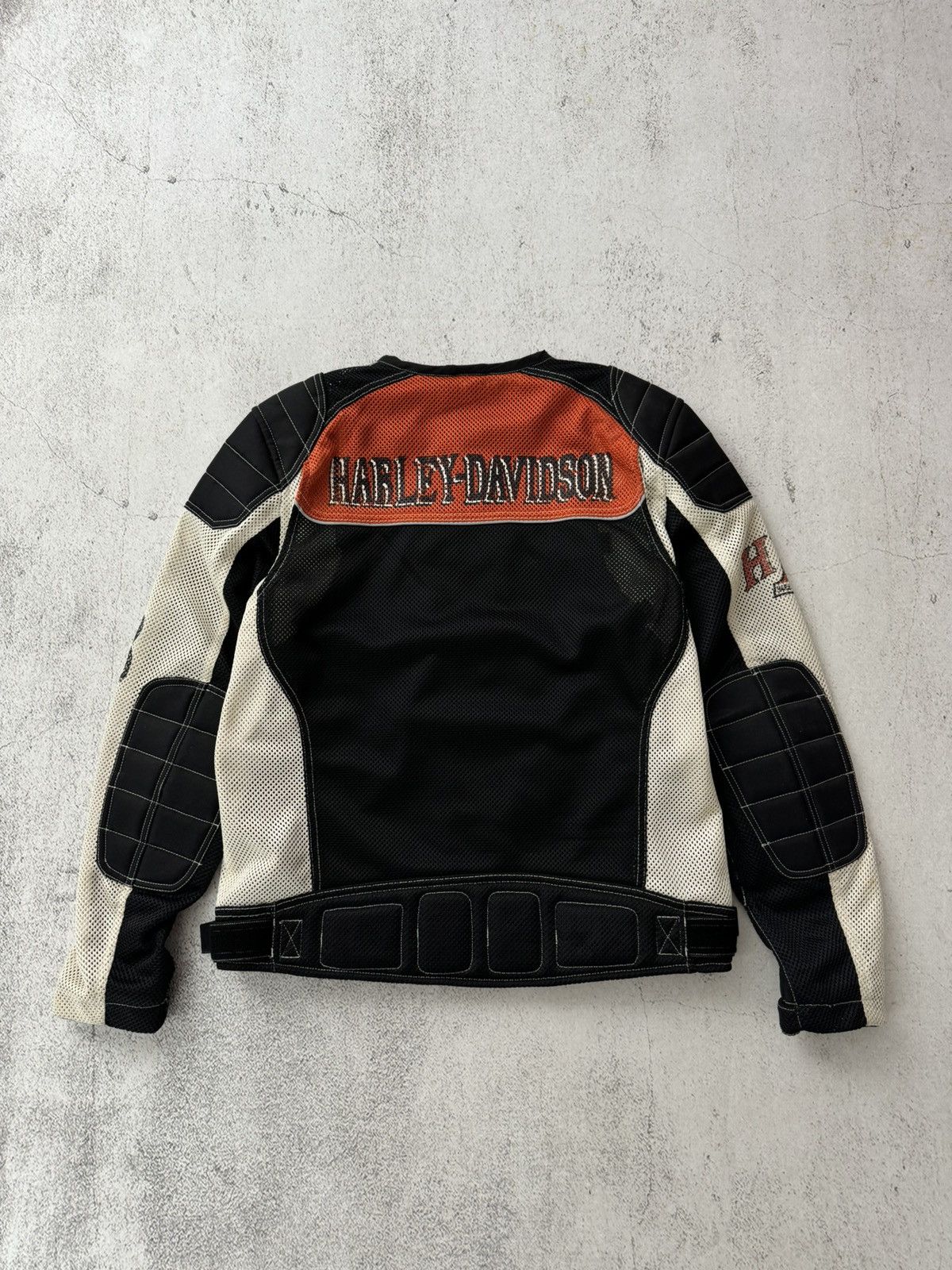 Harley Davidson × Marlboro Harley Davidson HD Vintage Riding Gear Bike Bomber Jacket Size US L / EU 52-54 / 3 - 10 Thumbnail