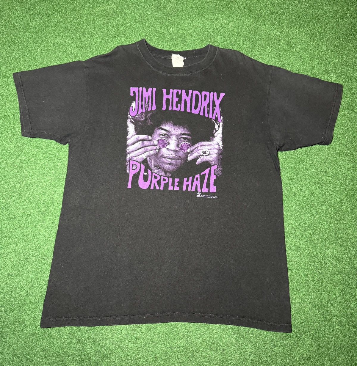 Vintage Vintage Y2K Jimi Hendrix Purple Haze Lrg Rock Band T Shirt Size US L / EU 52-54 / 3 - 1 Thumbnail