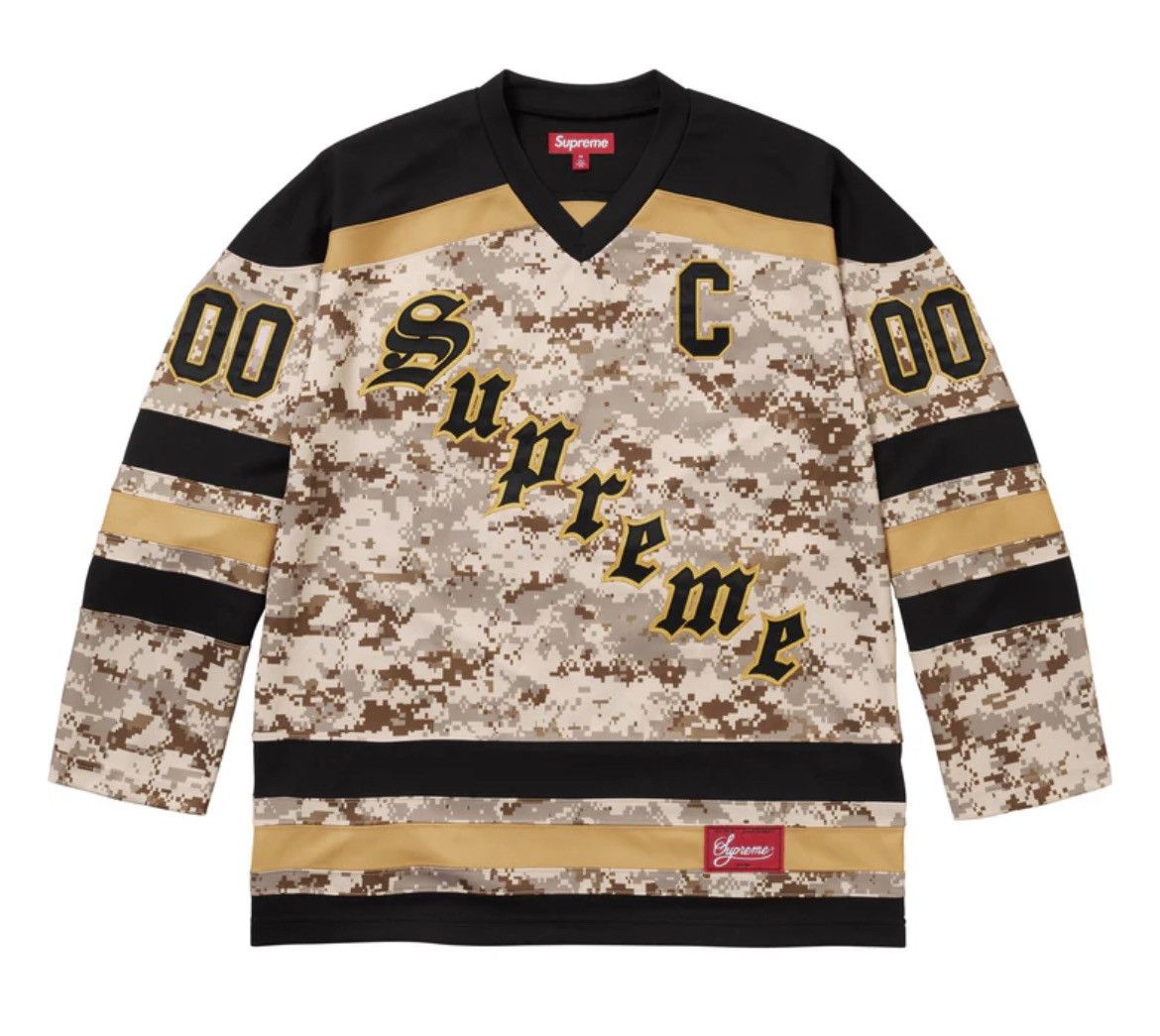 Supreme Supreme fire and ice hockey jersey digi camo Size US XL / EU 56 / 4 - 2 Thumbnail