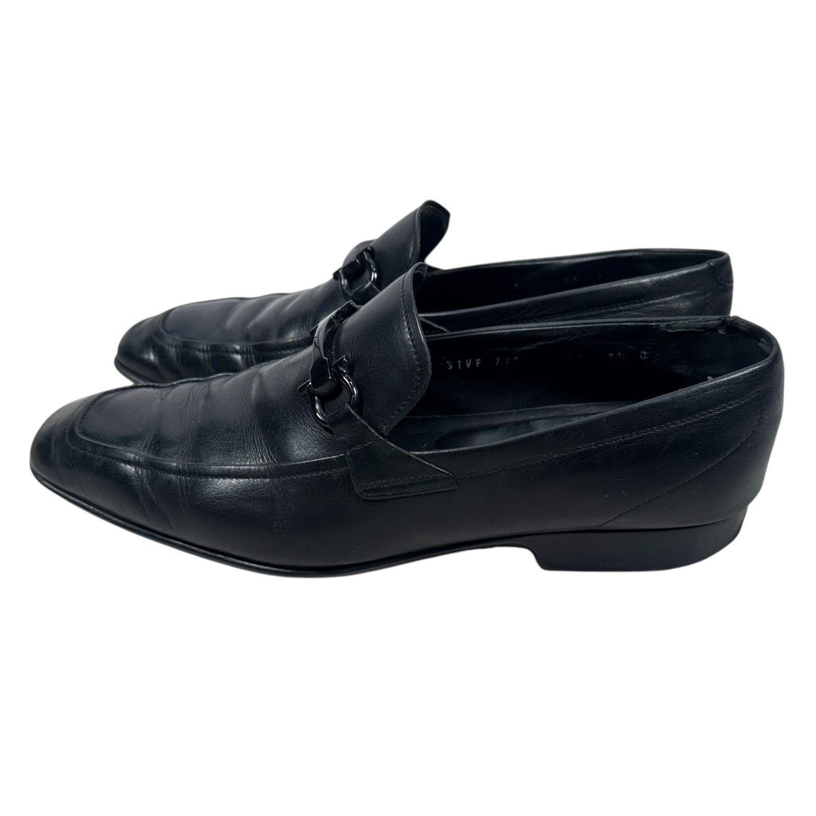 Salvatore Ferragamo Salvatore Ferragamo Loafers Men 8.5 D Black Leather Shoes Size US 8.5 / EU 41-42 - 3 Thumbnail