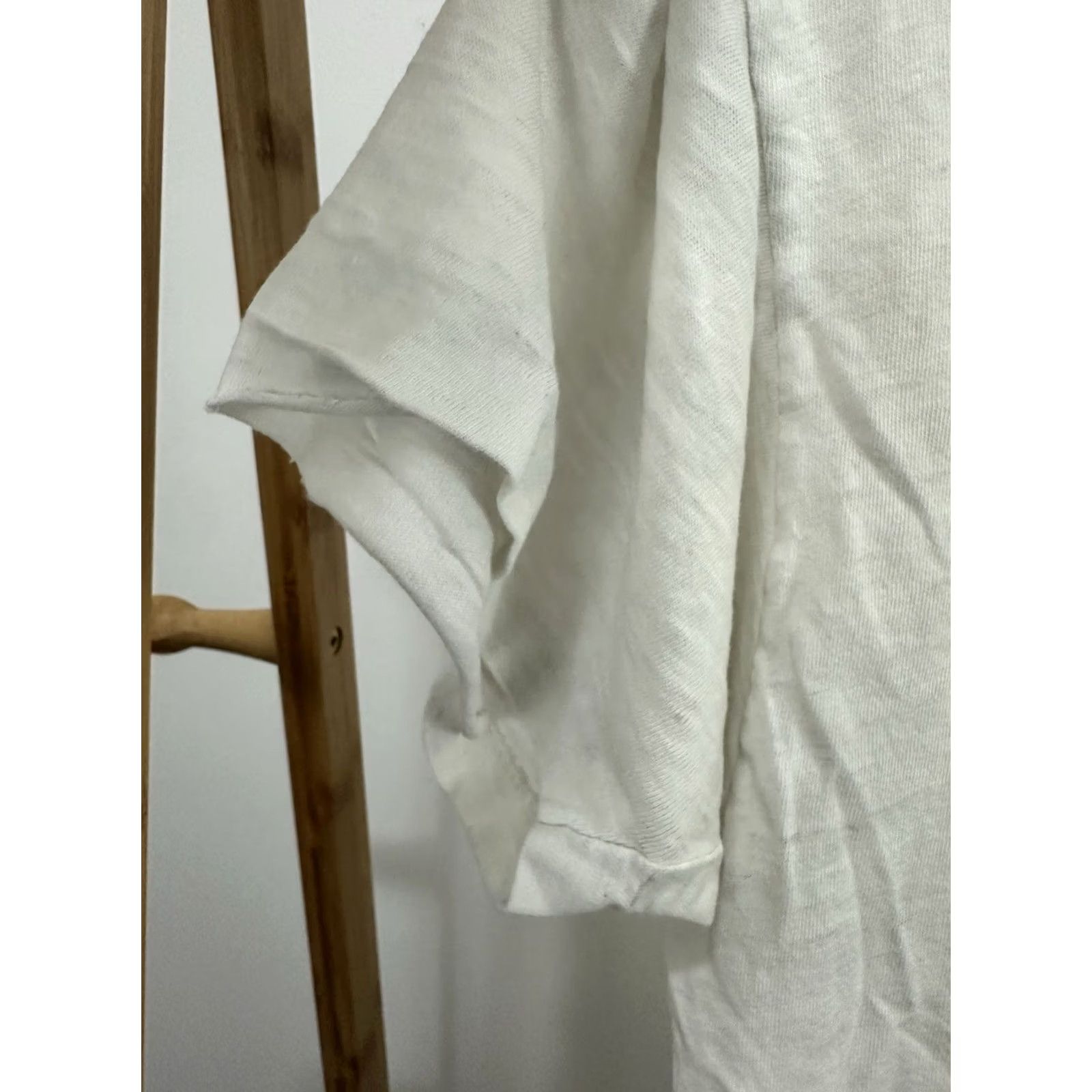 Vintage Spruce T-Shirt White L VTG 60s 70s Mayo Spruce Super Worn Paper Thin Burnout Distressed Mens Short Sleeve Rockabilly 60s Grind Size US L / EU 52-54 / 3 - 7 Thumbnail