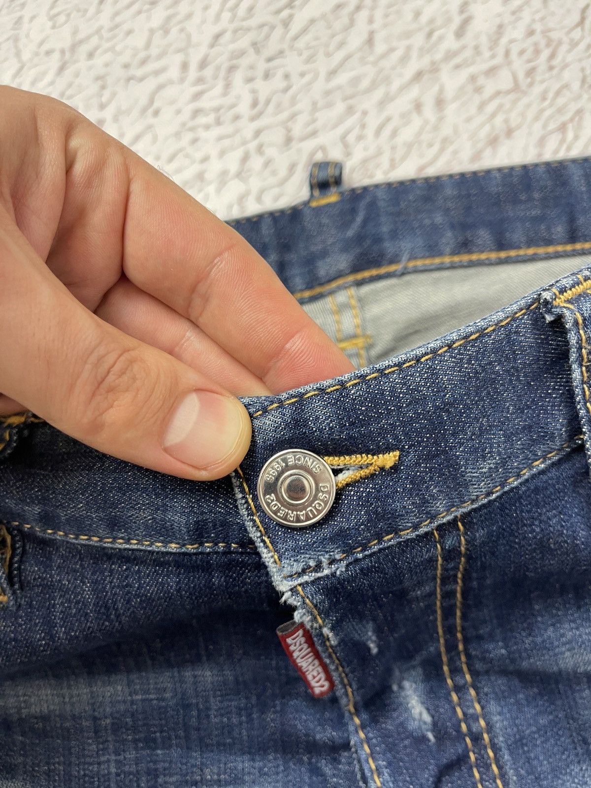Dsquared2 DSQUARED2 cropped JEANS - SKATER JEAN distressed painted Size US 32 / EU 48 - 11 Thumbnail