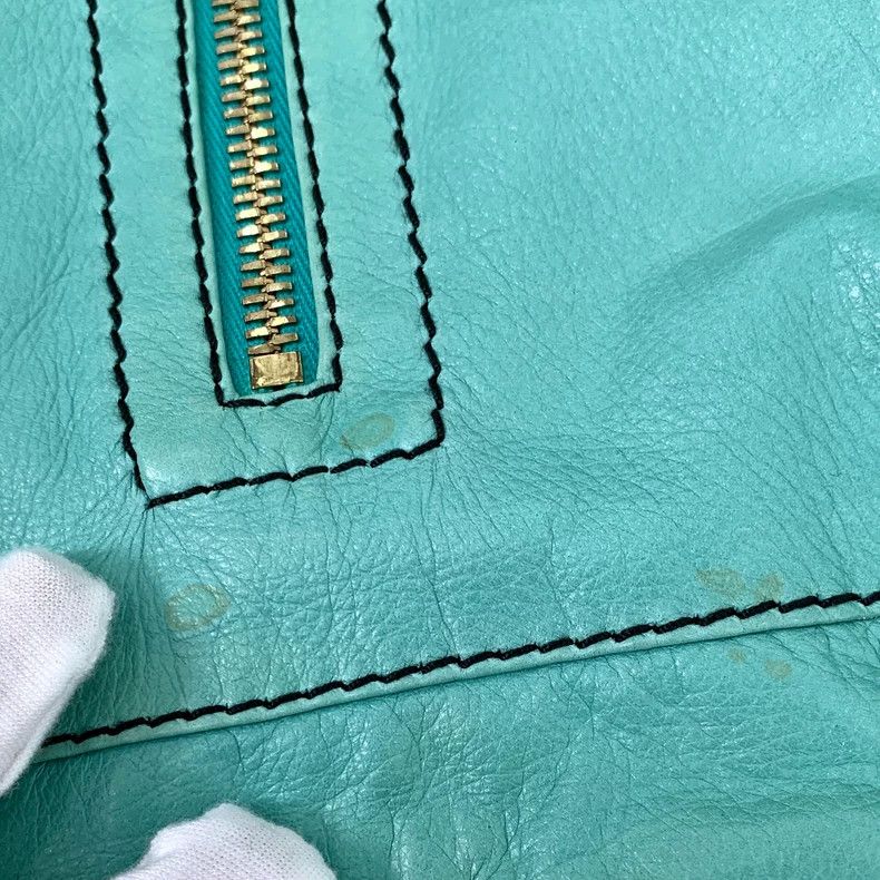 Gucci Gucci Size OS Green cotton single-breasted leather jacket s Size US XS / EU 42 / 0 - 9 Thumbnail