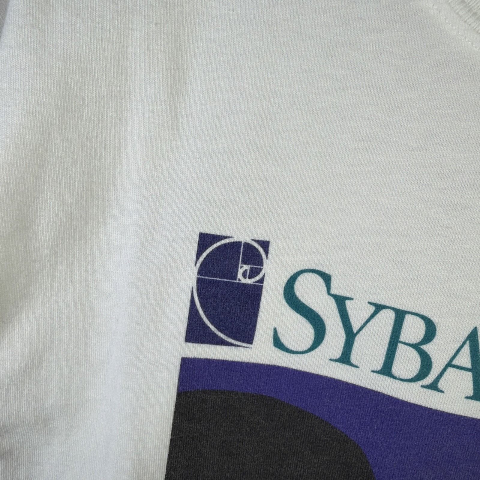 Nike Vintage Sybase Open Shirt Mens Large White 90s Rare Agassi Size US L / EU 52-54 / 3 - 4 Thumbnail