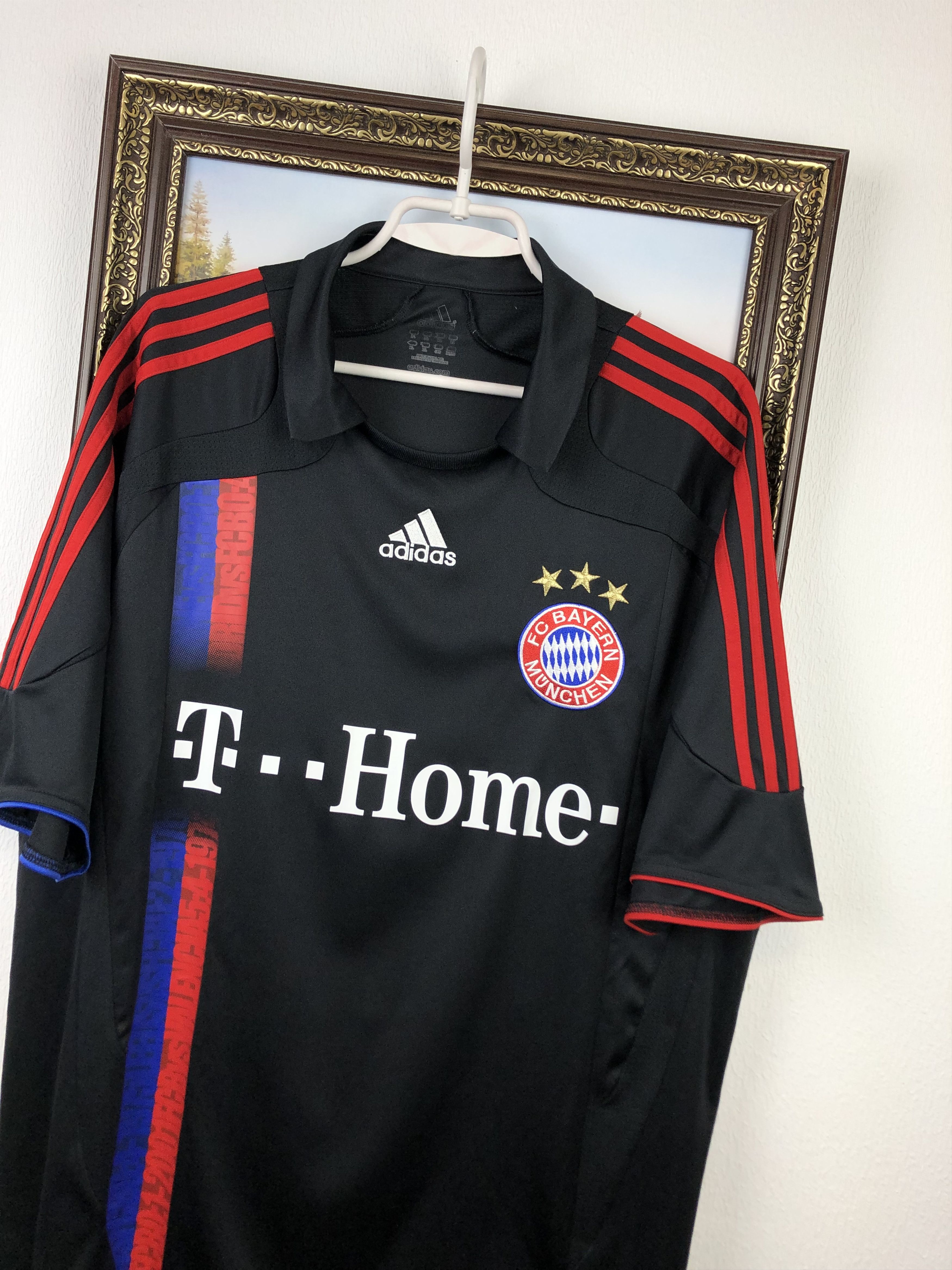 Adidas Bayern Munich Away football shirt 2007 Soccer Adidas Size US XL / EU 56 / 4 - 4 Thumbnail