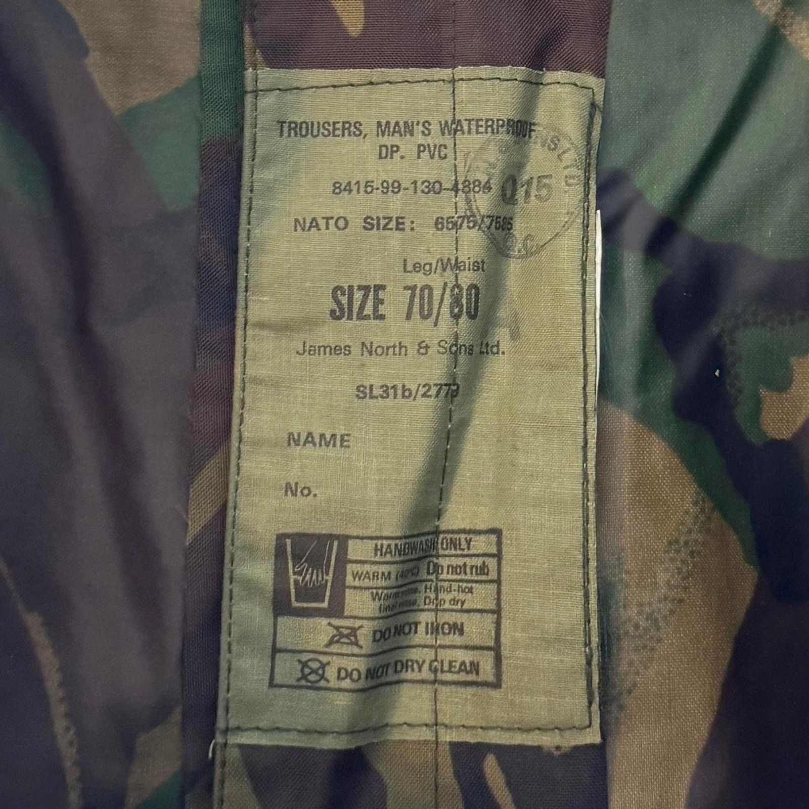 Vintage Vintage Y2K Camo Baggy Rainwear Gore-Tex Style Utility Pants Size US 32 / EU 48 - 3 Thumbnail