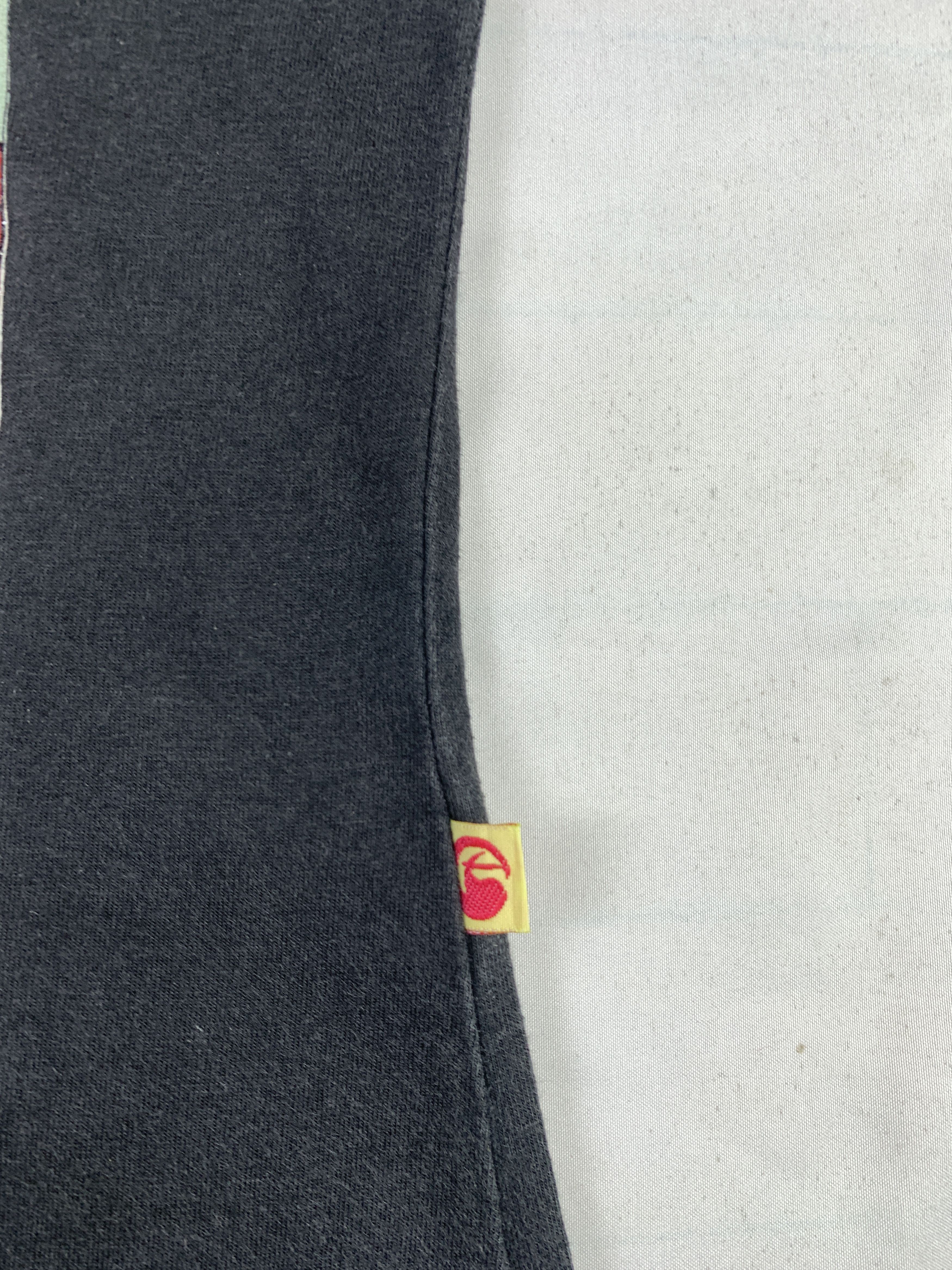 Japanese Brand Spiral Black "Whats on The Kichen?" Printed Tee (M) Size M / US 6-8 / IT 42-44 - 7 Thumbnail
