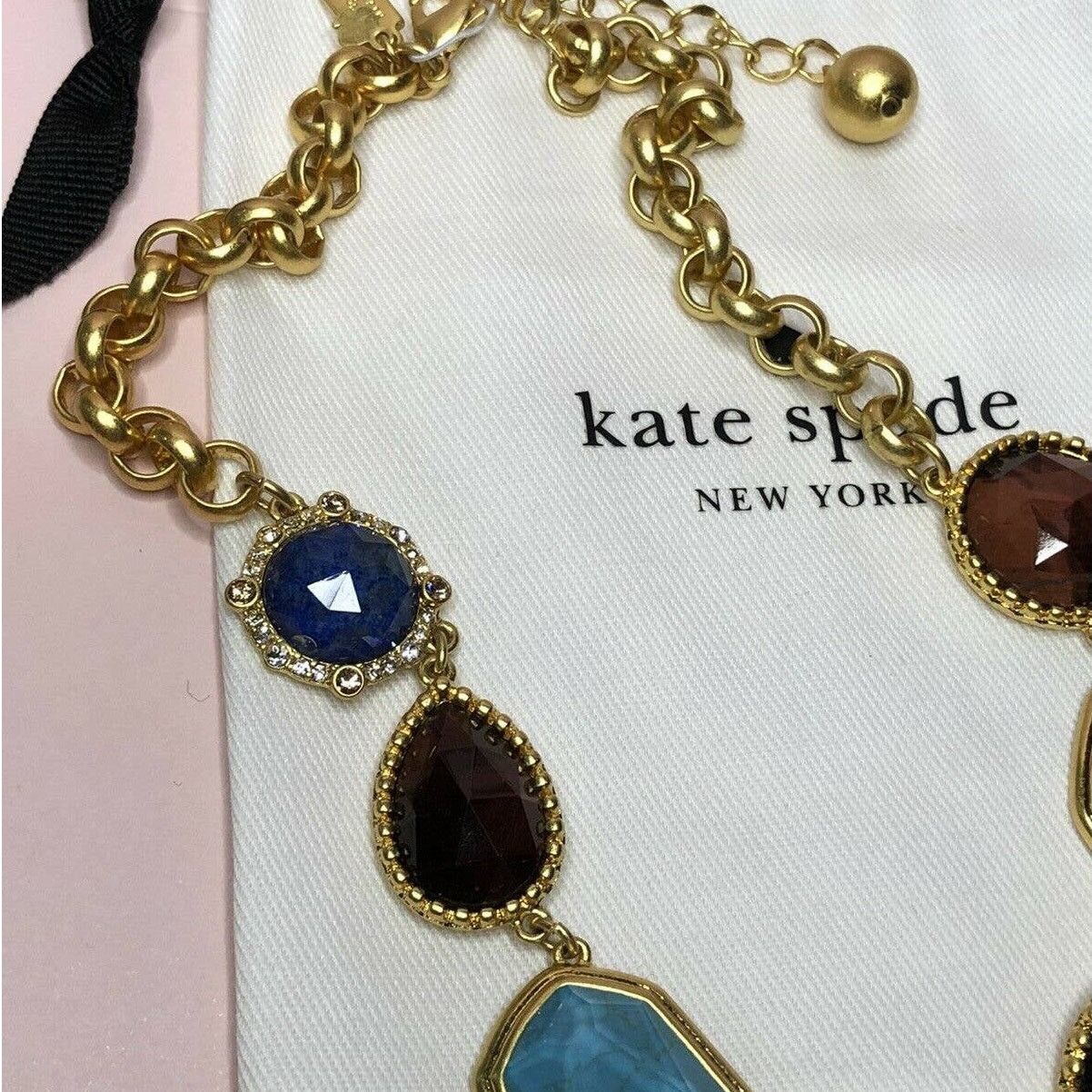 Kate Spade Kate Spade MultiColor Stone Statement necklace Size ONE SIZE - 3 Thumbnail