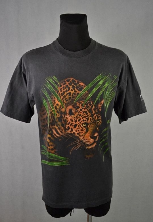 Vintage × WWF Vintage 90s World Wildlife Fund WWF Leopard shirt Size US M / EU 48-50 / 2 - 1 Thumbnail