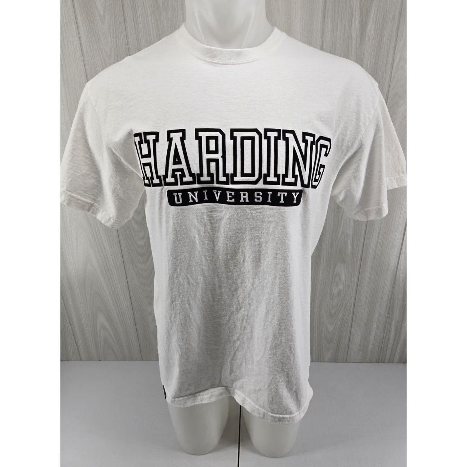 Jansport Harding University White T-Shirt Size Large Mens T-Shirt Cotton Crew Neck Short Sleeve Size US L / EU 52-54 / 3 - 2 Thumbnail
