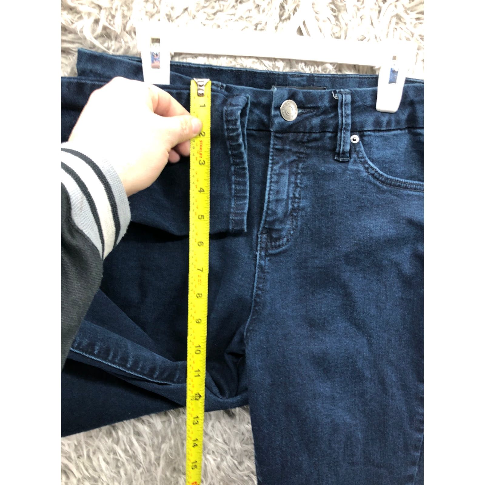 Denime Royalty for Me Jeans Womens Size 6 Mid Rise Denim Skinny Blue Size 28" / US 6 / IT 42 - 4 Thumbnail