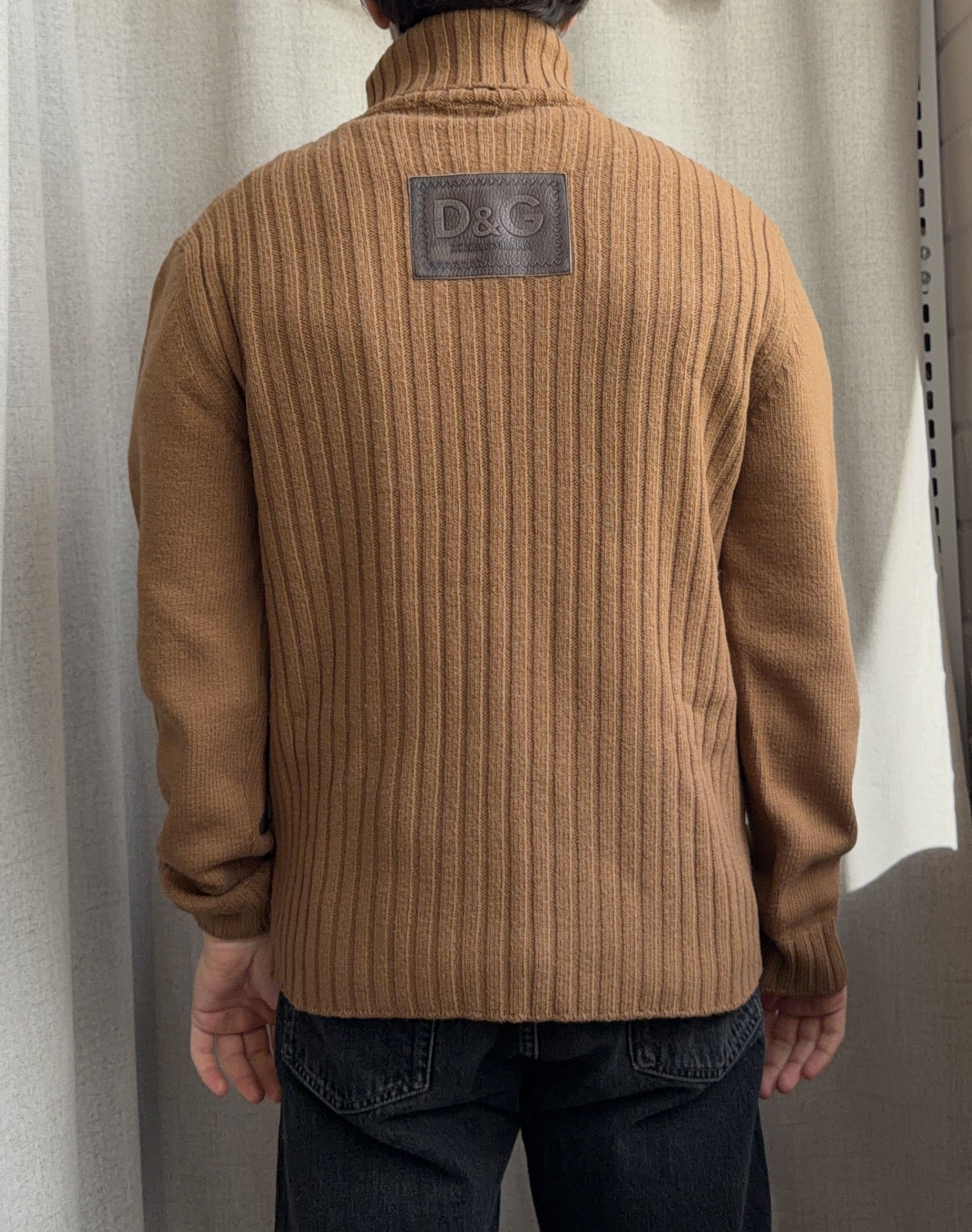 Dolce & Gabbana Vintage Dolce Gabbana Patch Logo Wool Turtleneck Sweater Size US M / EU 48-50 / 2 - 5 Thumbnail