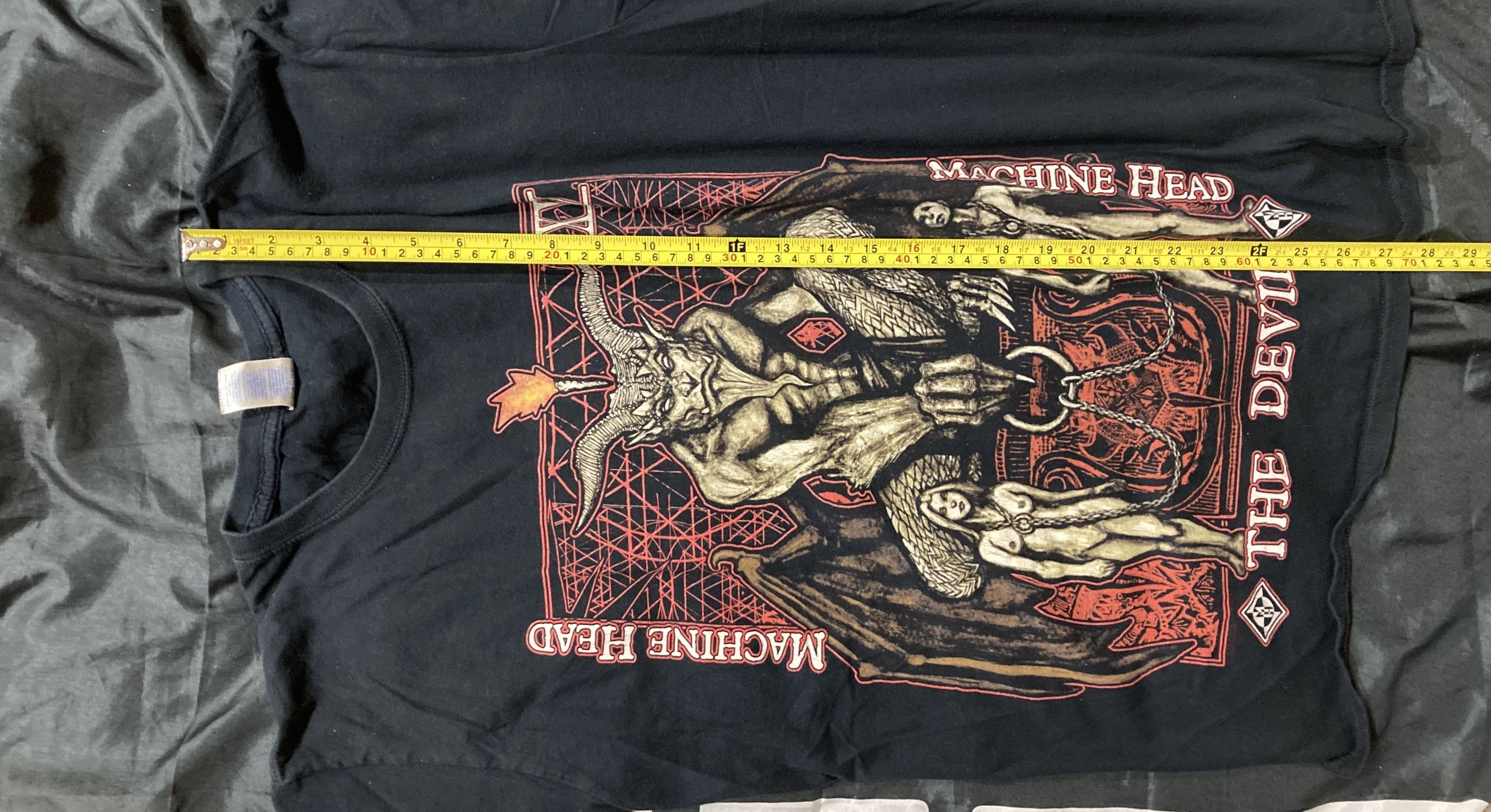 Band Tees Vintage Machine Head XV Devil 2013 Metal Thrash Tee Size US L / EU 52-54 / 3 - 7 Thumbnail