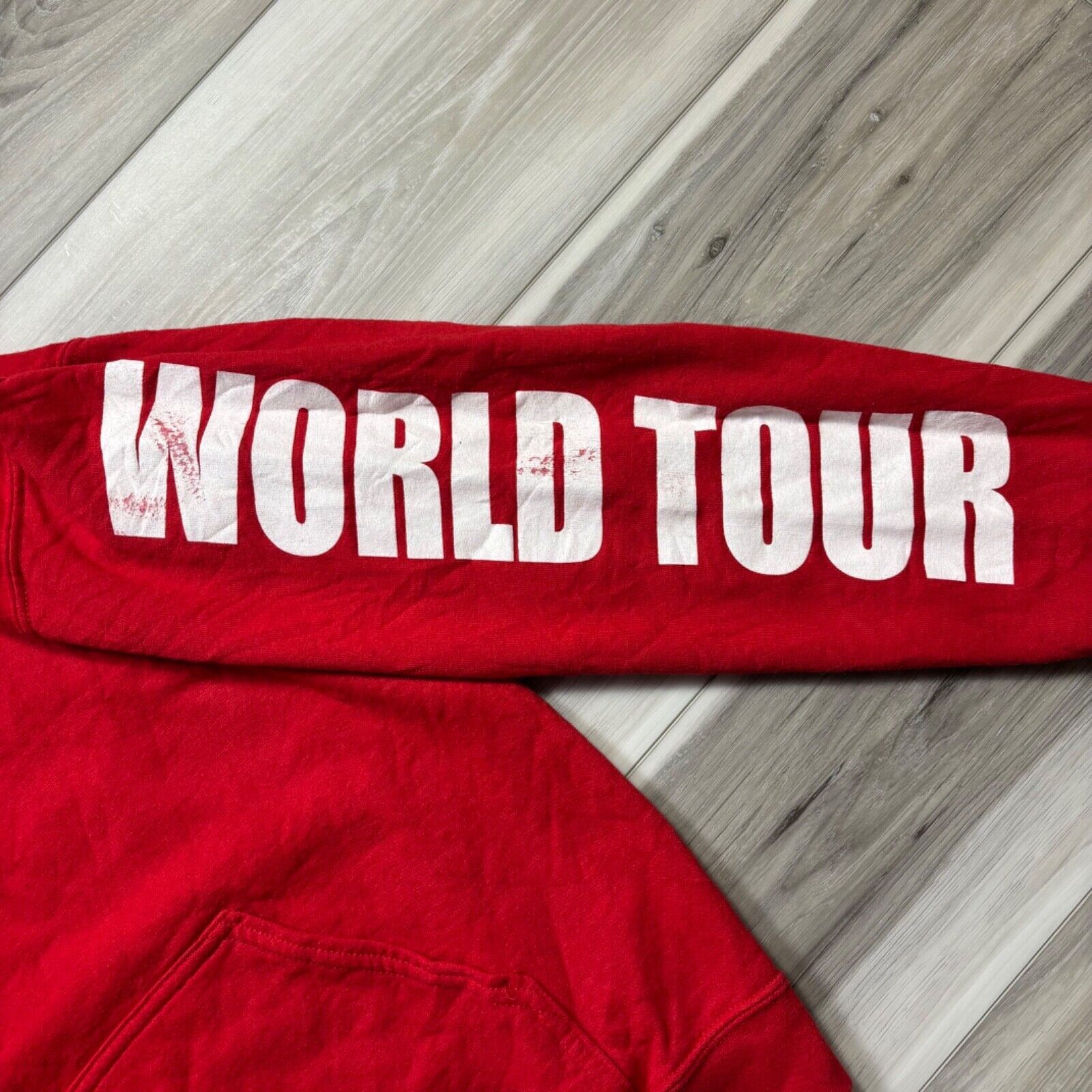 Gildan Justin Beiber Purpose Tour Hoodie World Tour Red Size Small Size US S / EU 44-46 / 1 - 5 Thumbnail