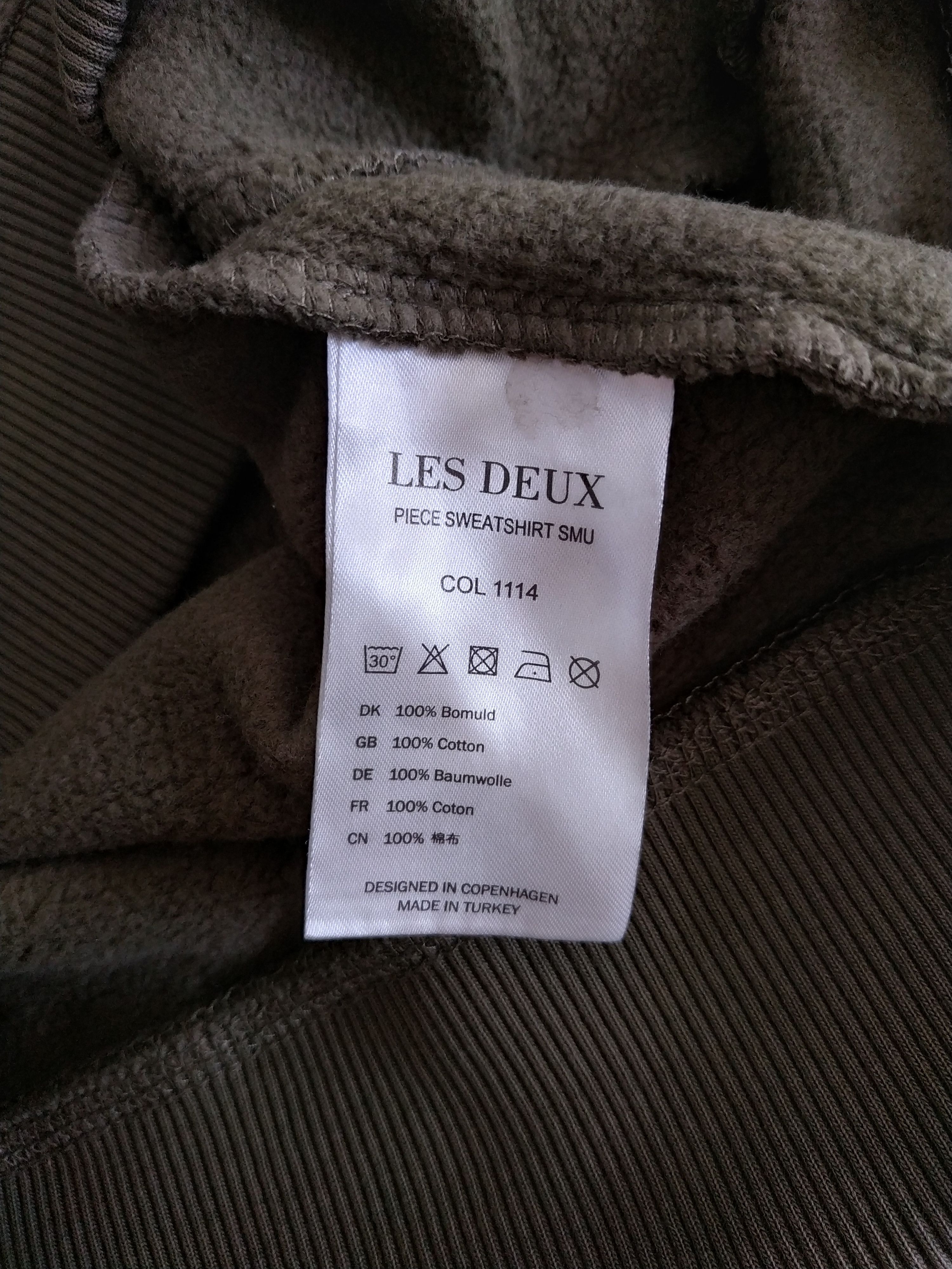 Les Deux Les Deux 'Piece' Men's Olive Sweatshirt, s. MEDIUM Size US M / EU 48-50 / 2 - 10 Thumbnail