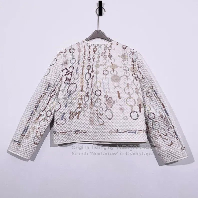 Hermes Hermes FW23 Rotating Rhythm Silk Jacket Size XS / US 0-2 / IT 36-38 - 2 Thumbnail