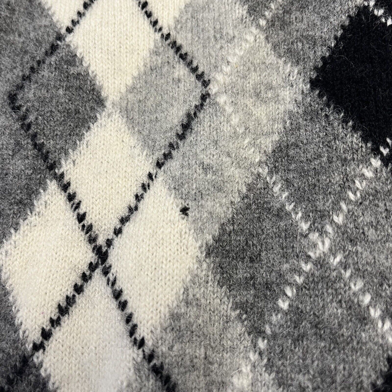 Pendleton Vintage Pendleton Wool Sweater Adult XL Argyle Pattern Gray Size US XL / EU 56 / 4 - 5 Thumbnail